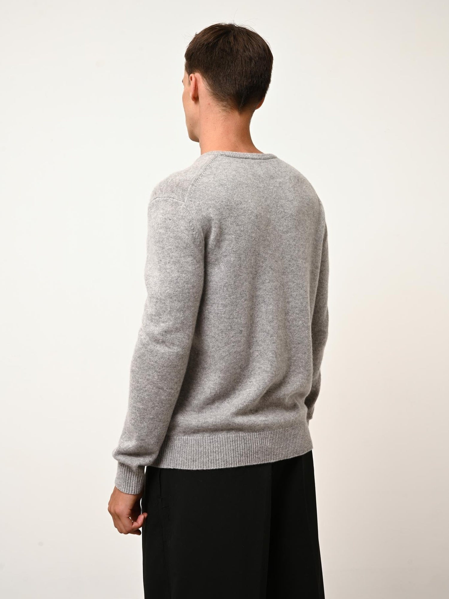 GABIN pull col rond nuage chiné