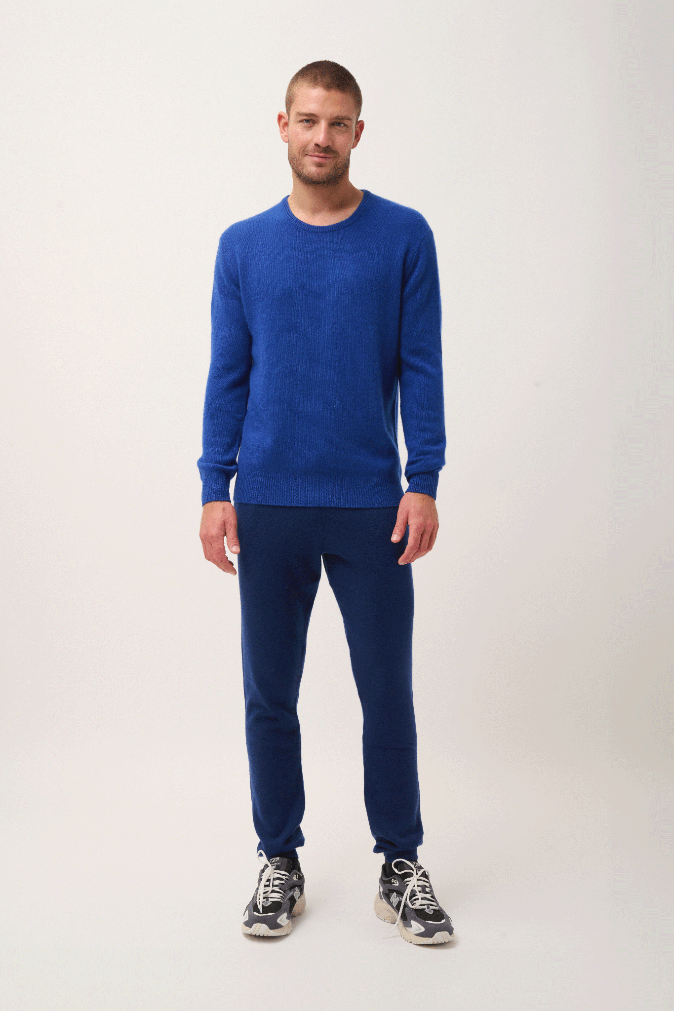 GABIN pull col rond outremer