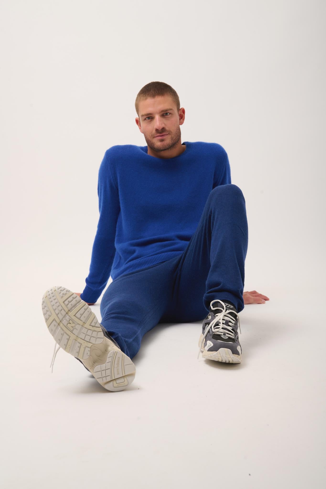 GABIN pull col rond outremer