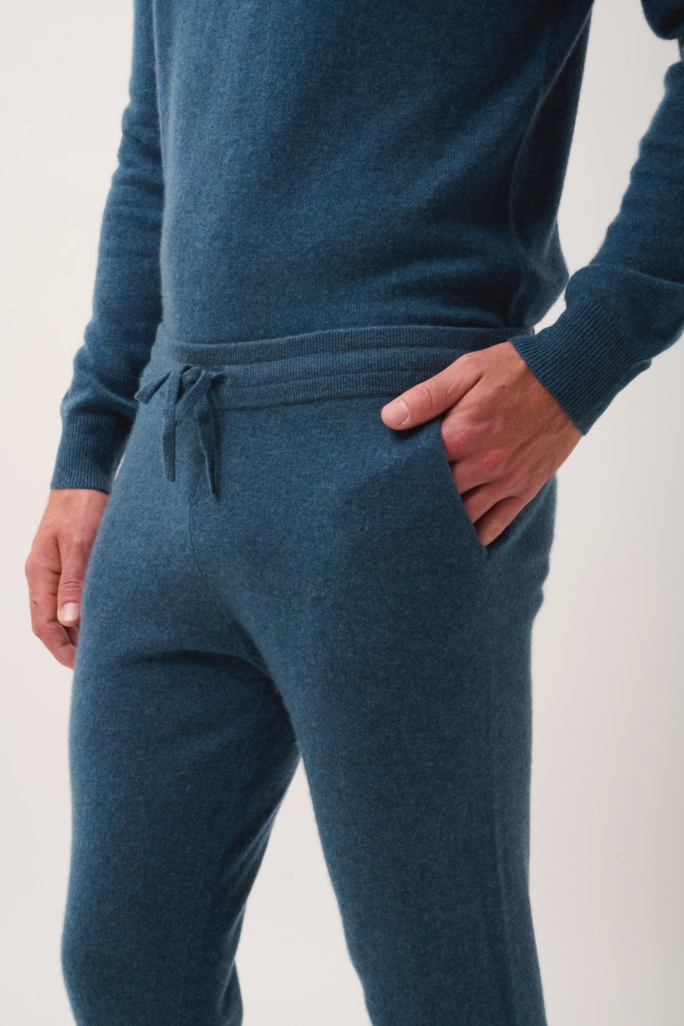 GARETH jogging  vert canard chiné