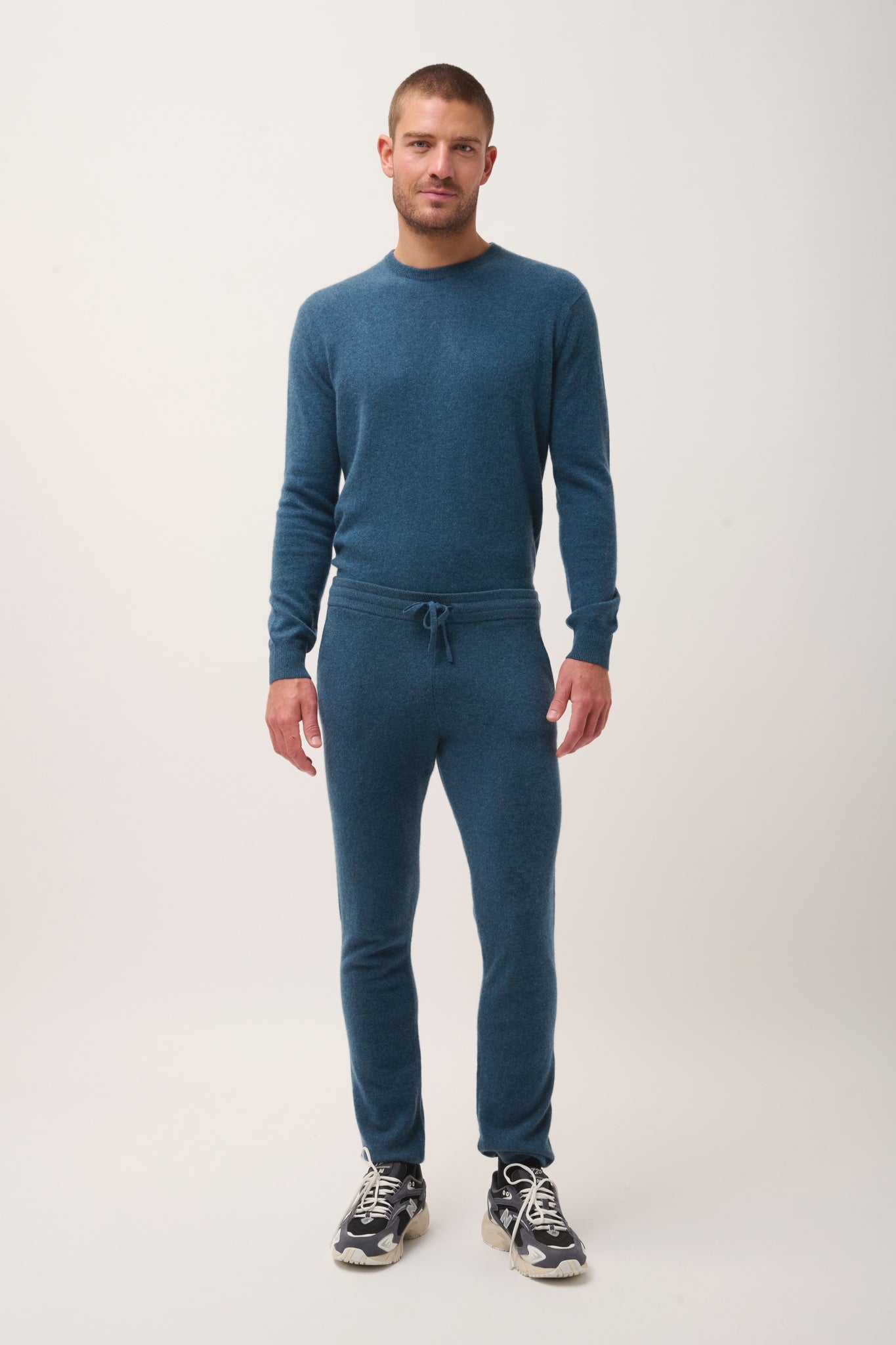 GARETH jogging  vert canard chiné