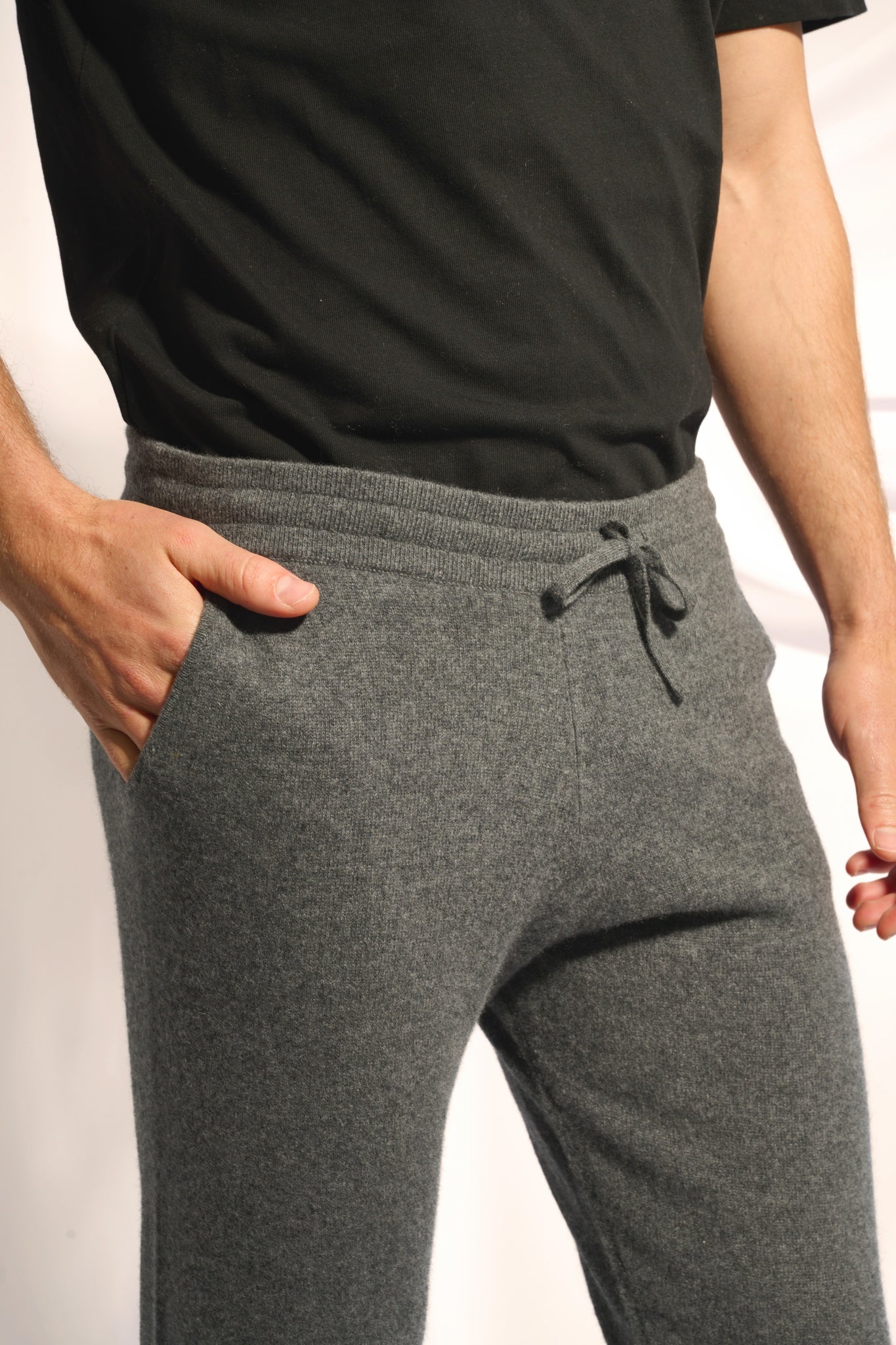 GARETH jogging suit anthracite mottled