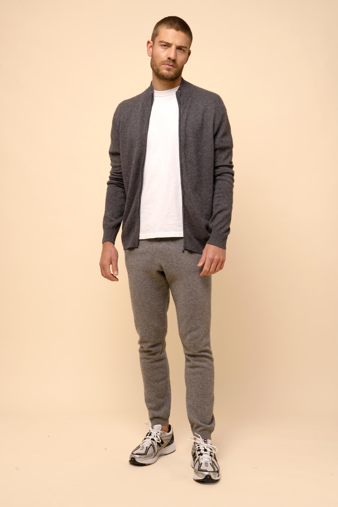 GARETH jogging flanelle chiné