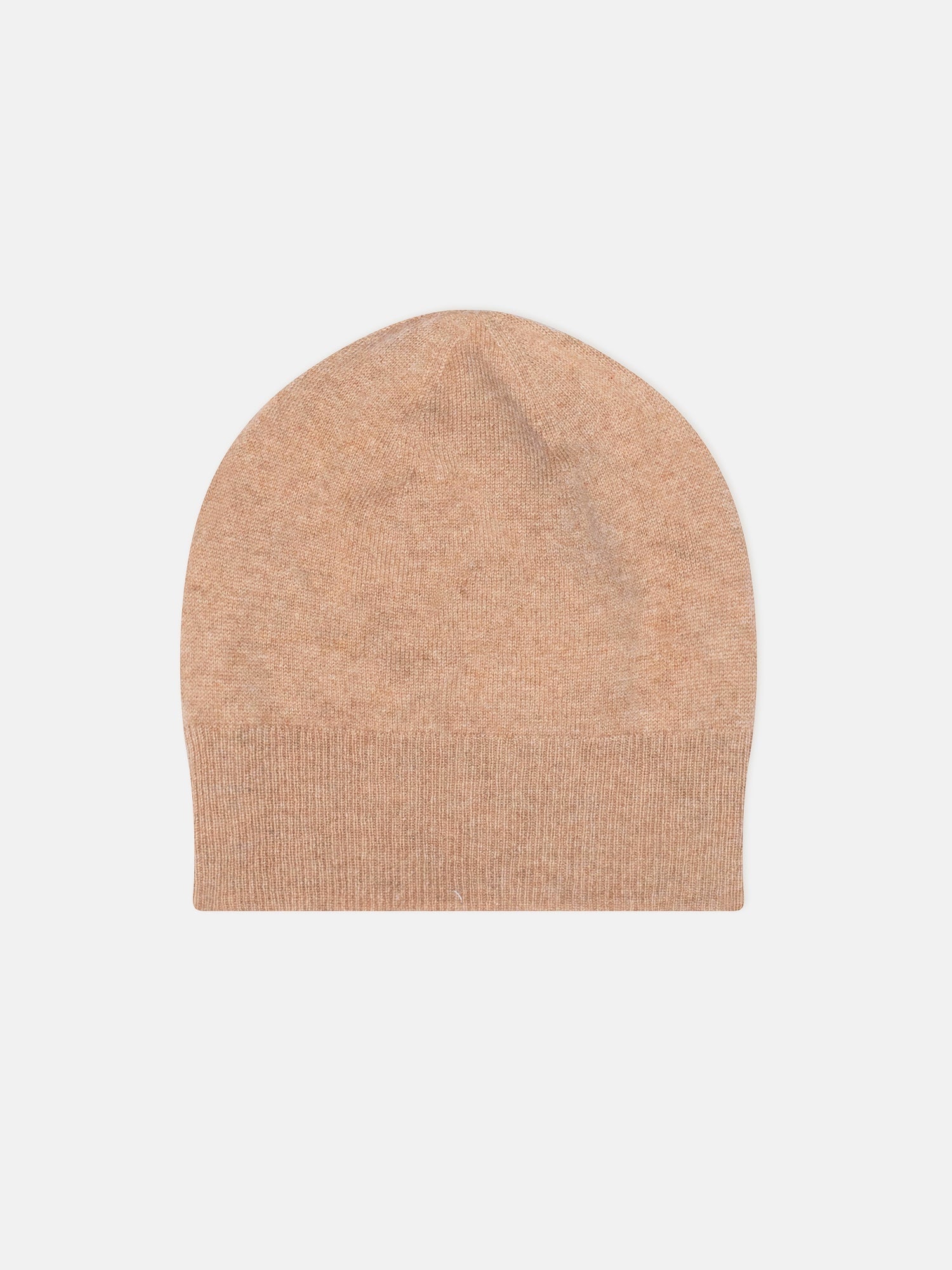 GINGER beanie camel mottled