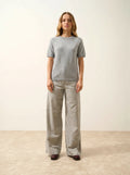 LAÏSA T-Shirt Col Rond Nuage Chiné