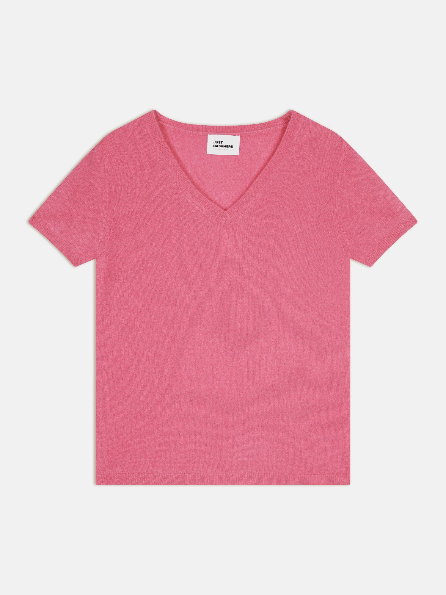 GLAMIS t-shirt col v fraise