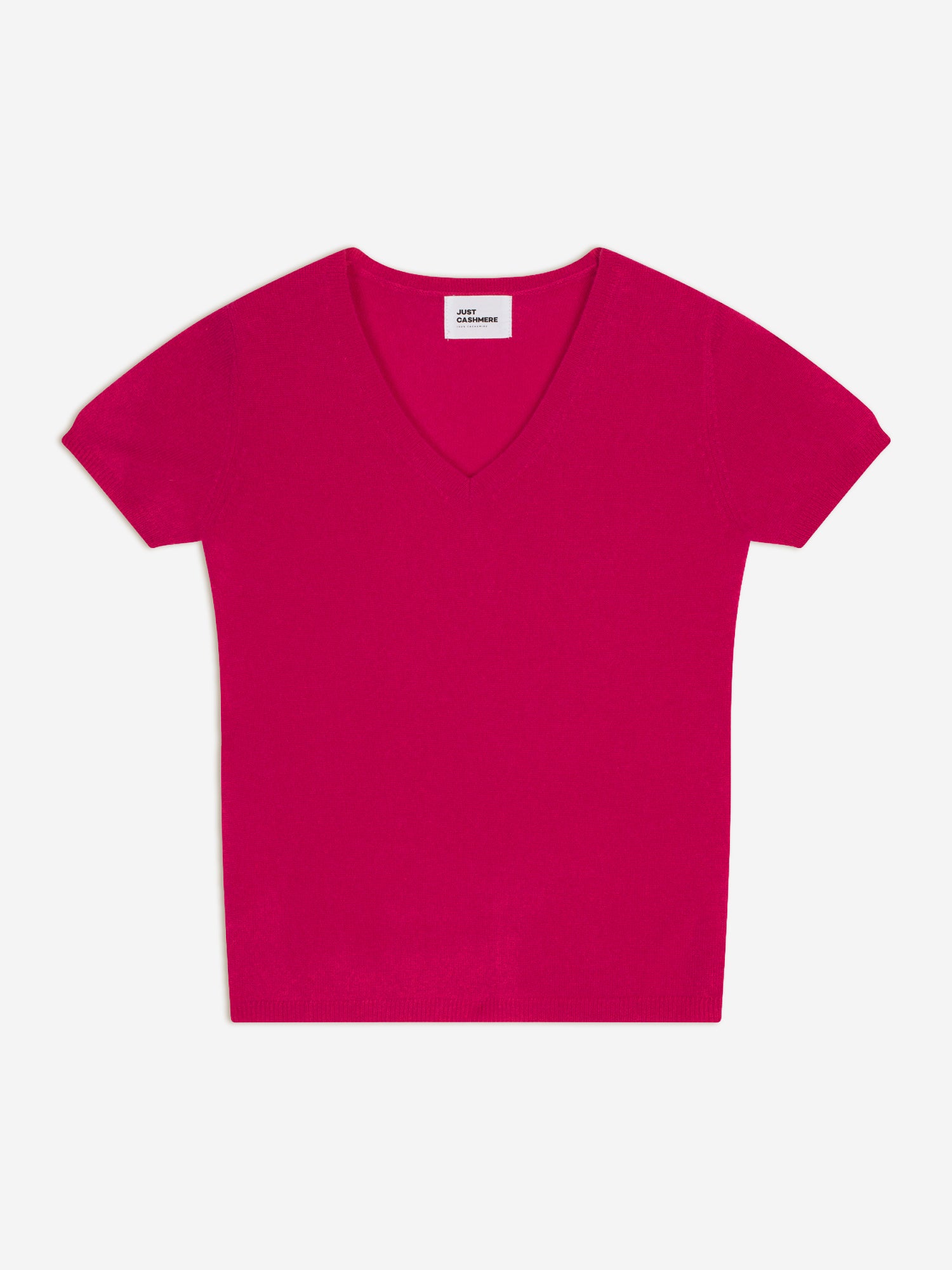 GLAMIS t-shirt col v fuchsia