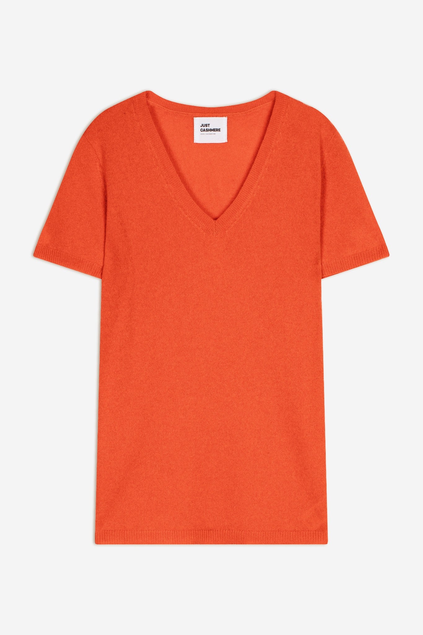 glamis t-shirt col v orange