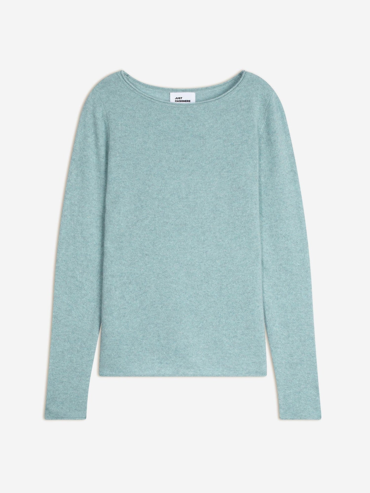 grace pull col bateau aqua chiné