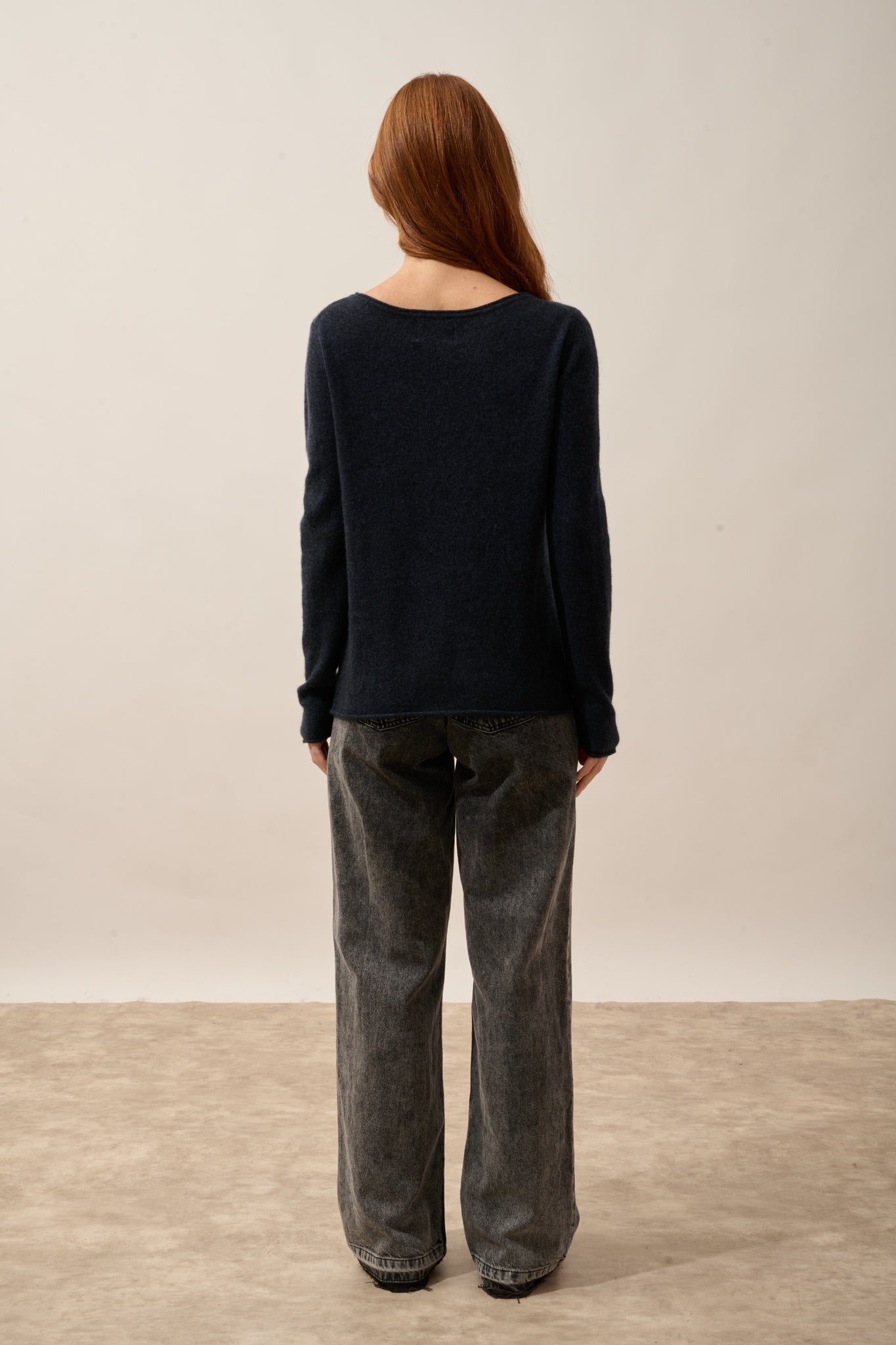 GRACE pull col bateau caviar