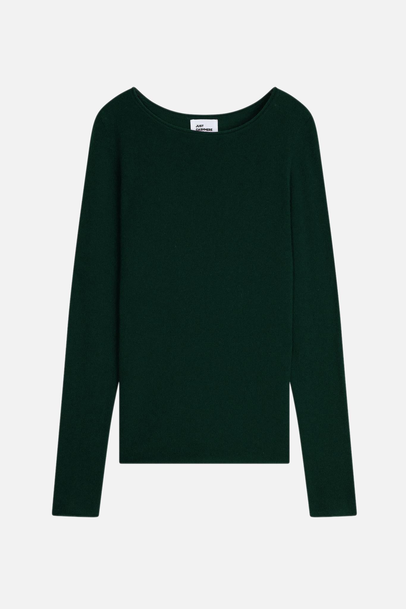 GRACE cypress boat-neck sweater