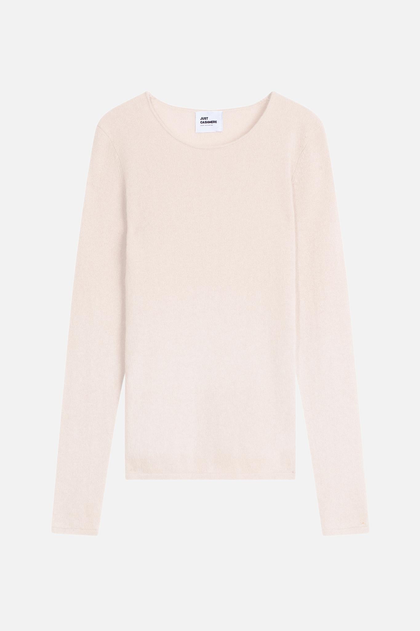 GRACE ivory boat-neck sweater