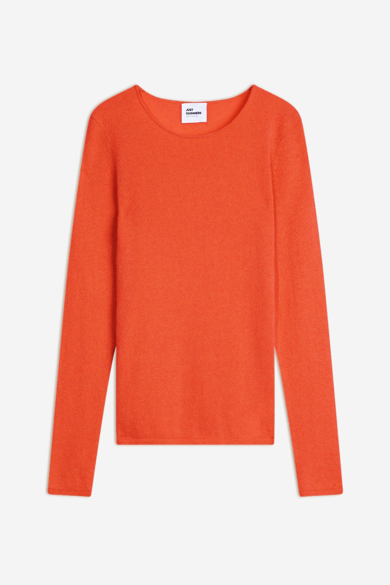 grace pull col bateau orange
