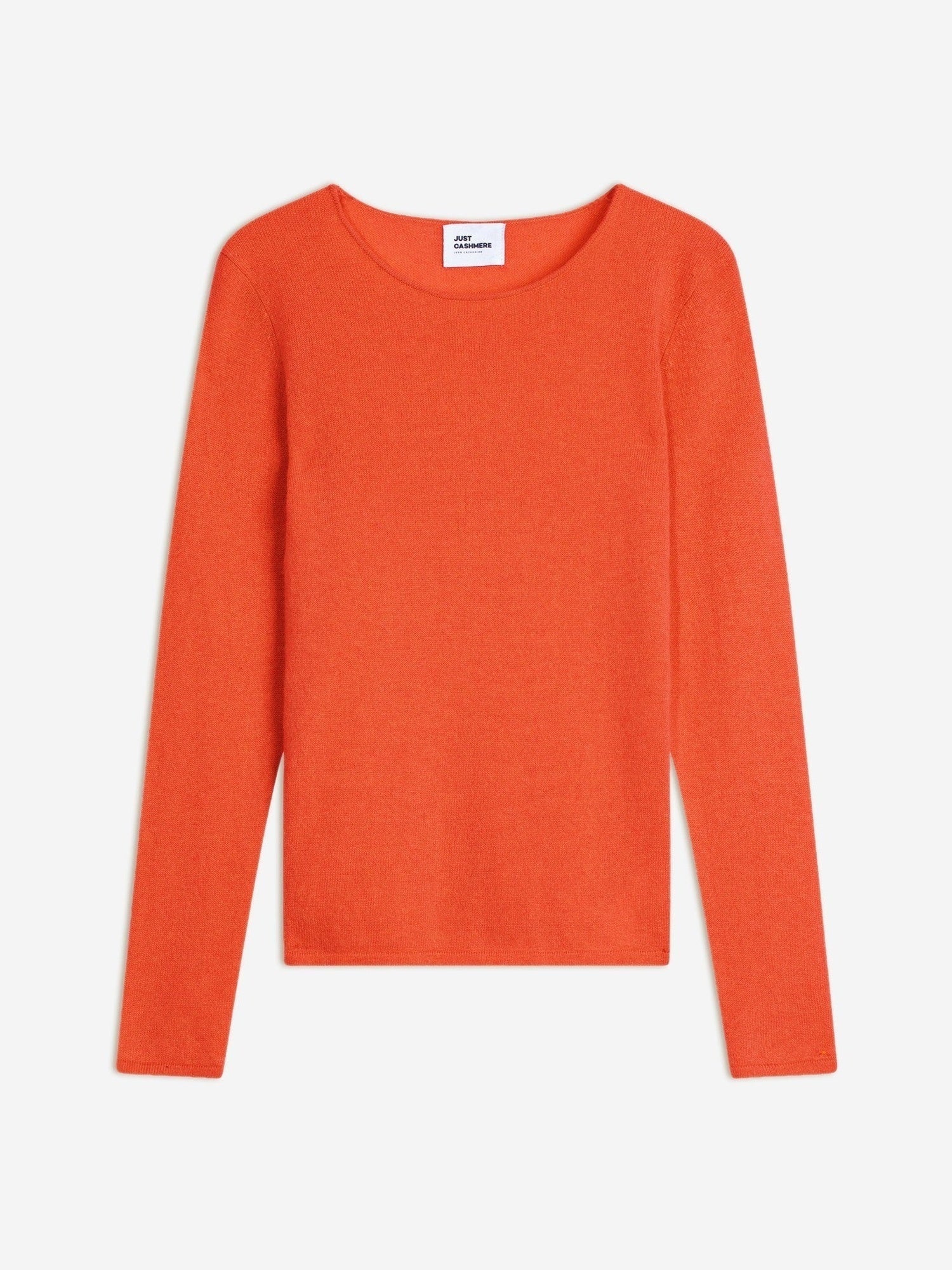 grace pull col bateau orange