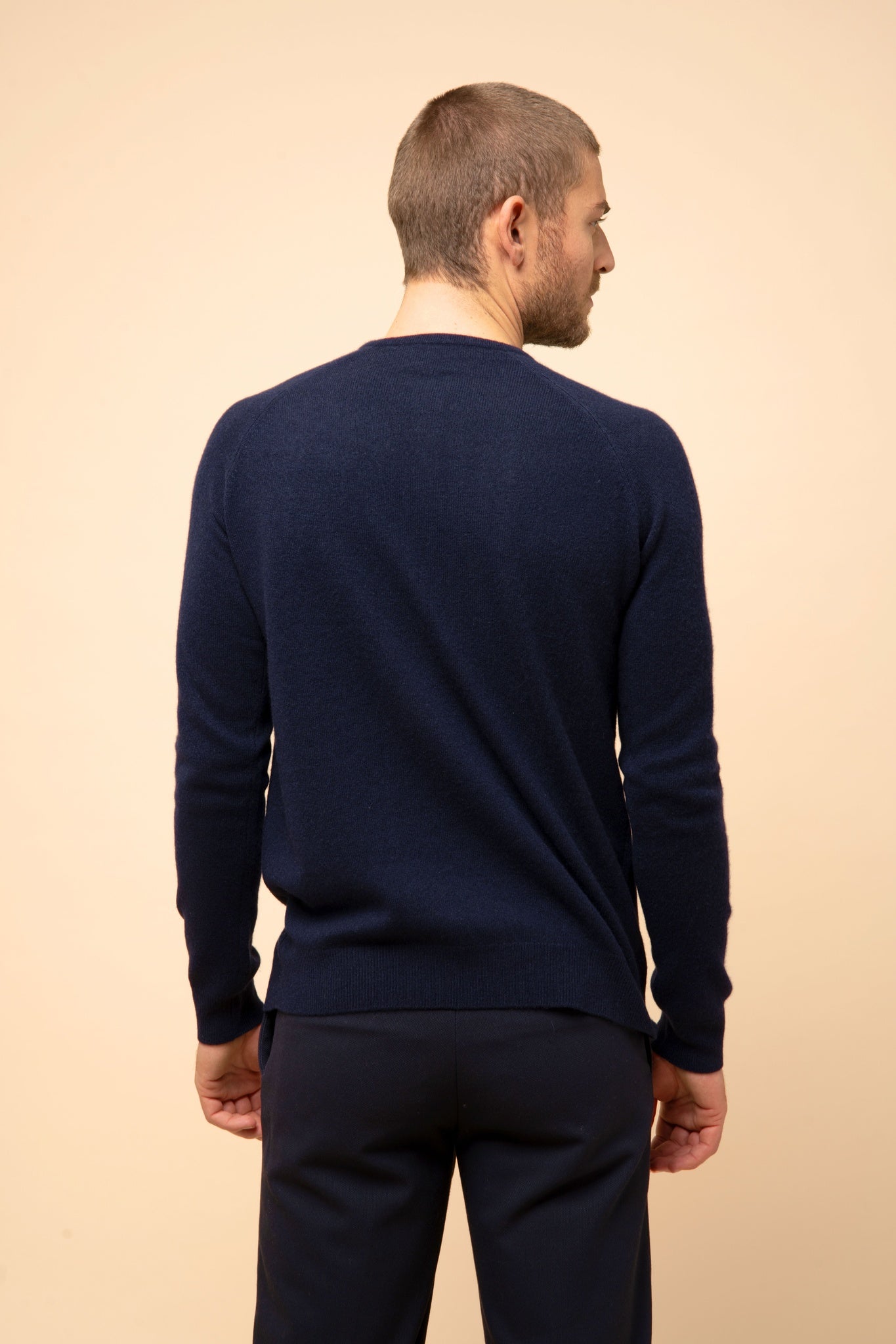 GUZMAN pull col tunisien navy