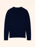 Pull Col Montant Bleu Marine