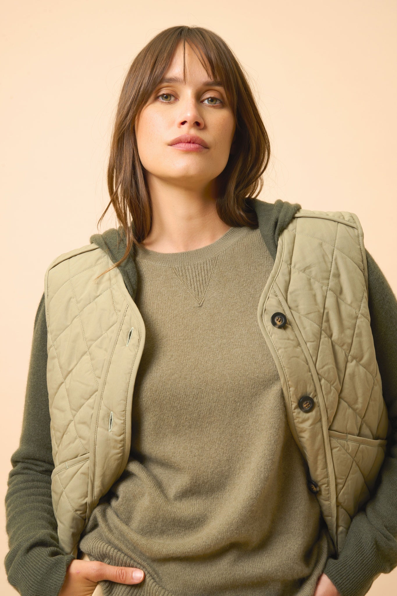 HELEN pull col rond army