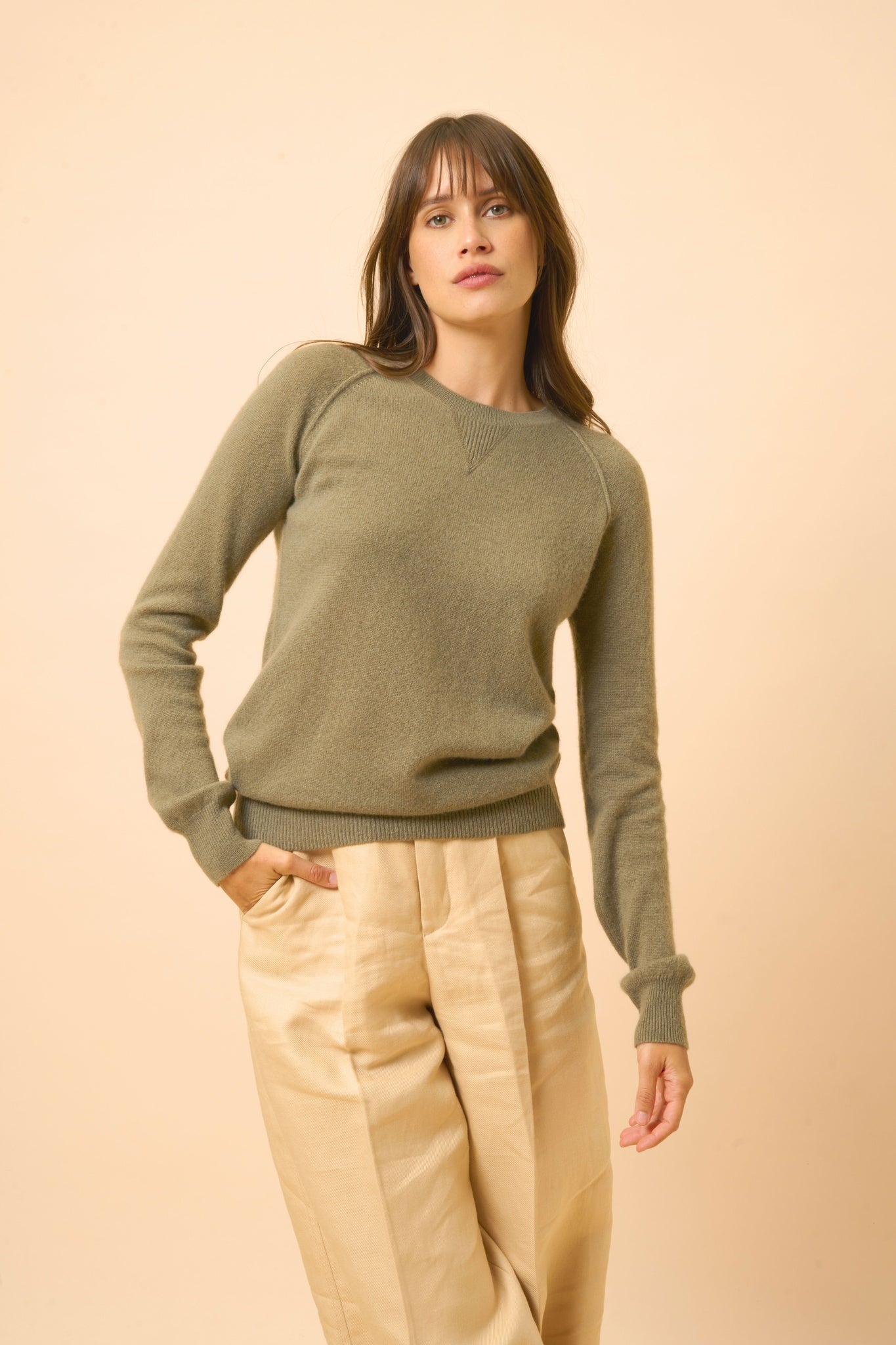 HELEN pull col rond army