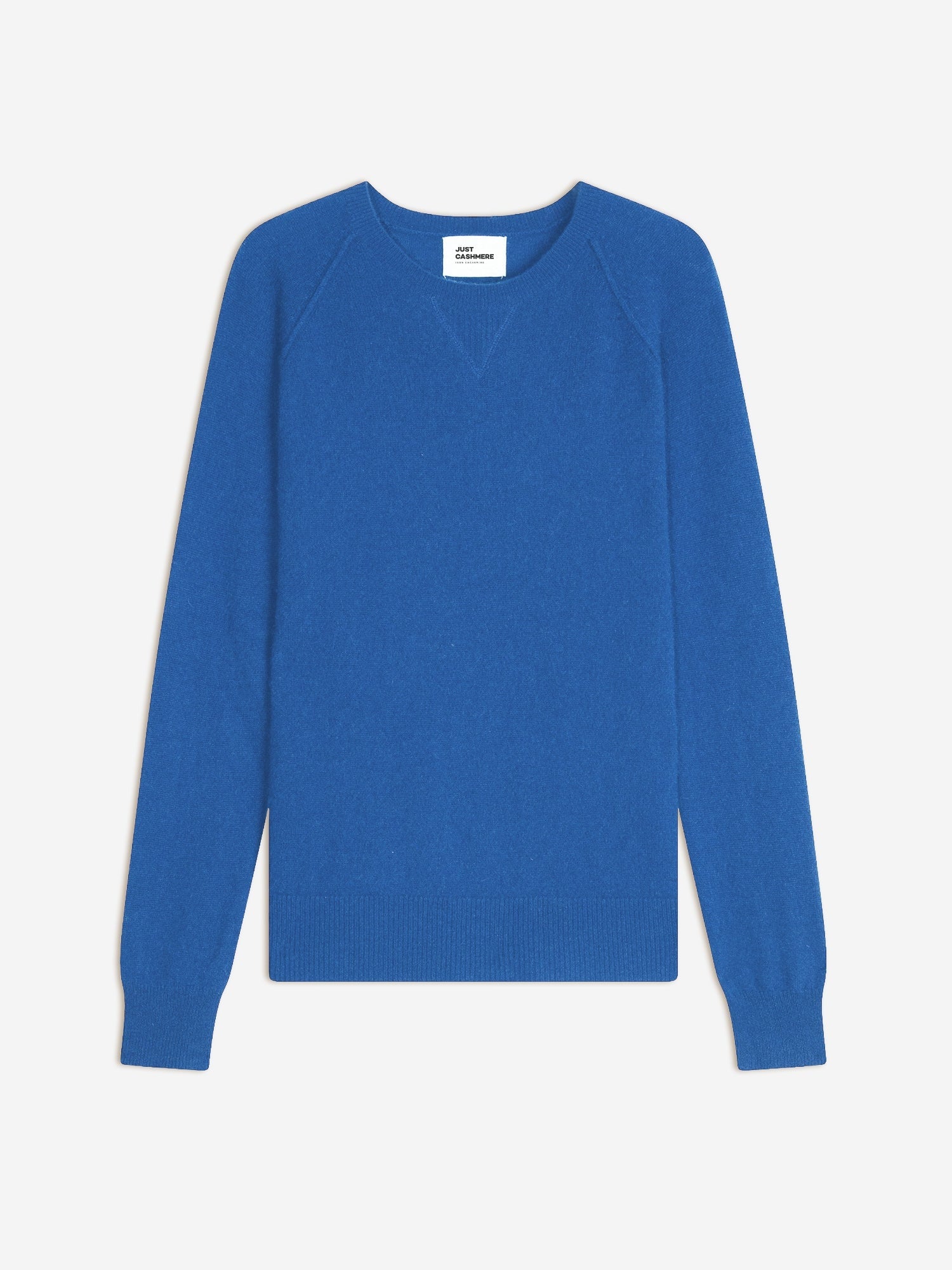 HELEN electric blue crew neck sweater