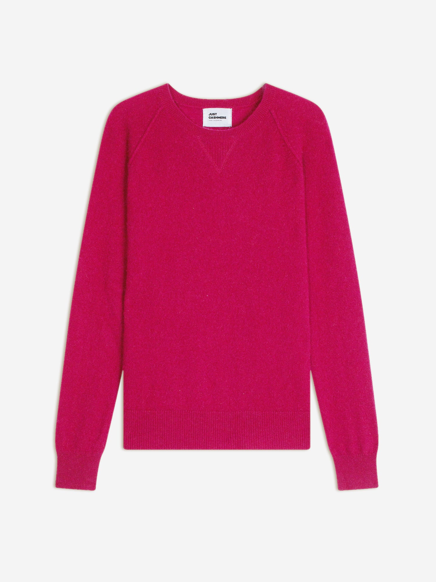 HELEN pull col rond fuchsia