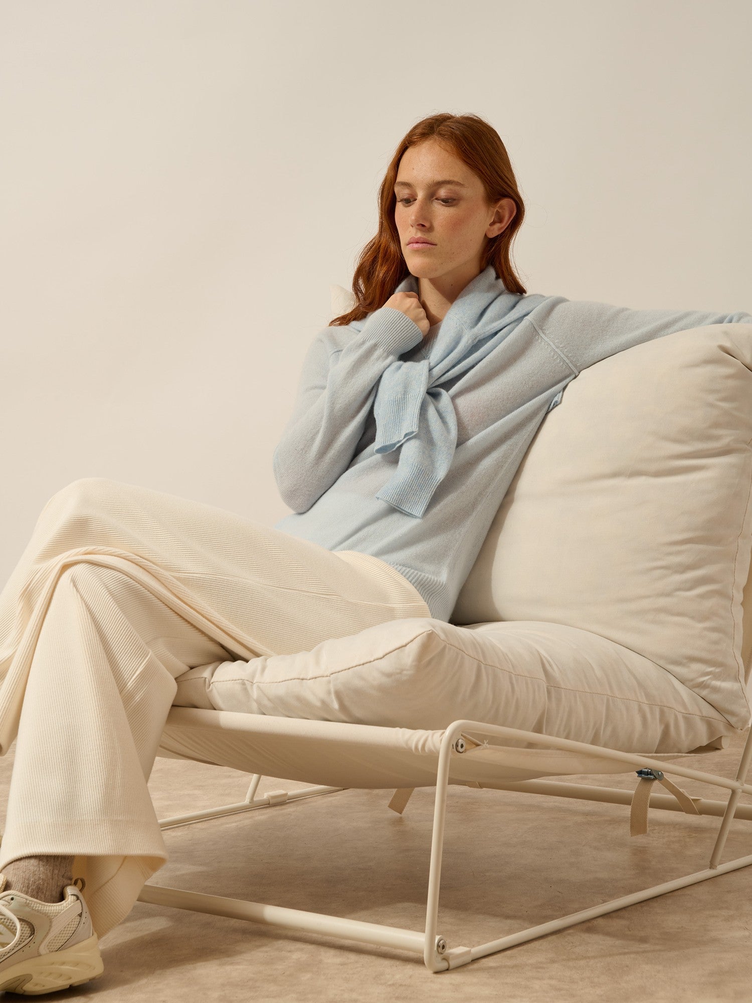 Helen round neck frost sweater