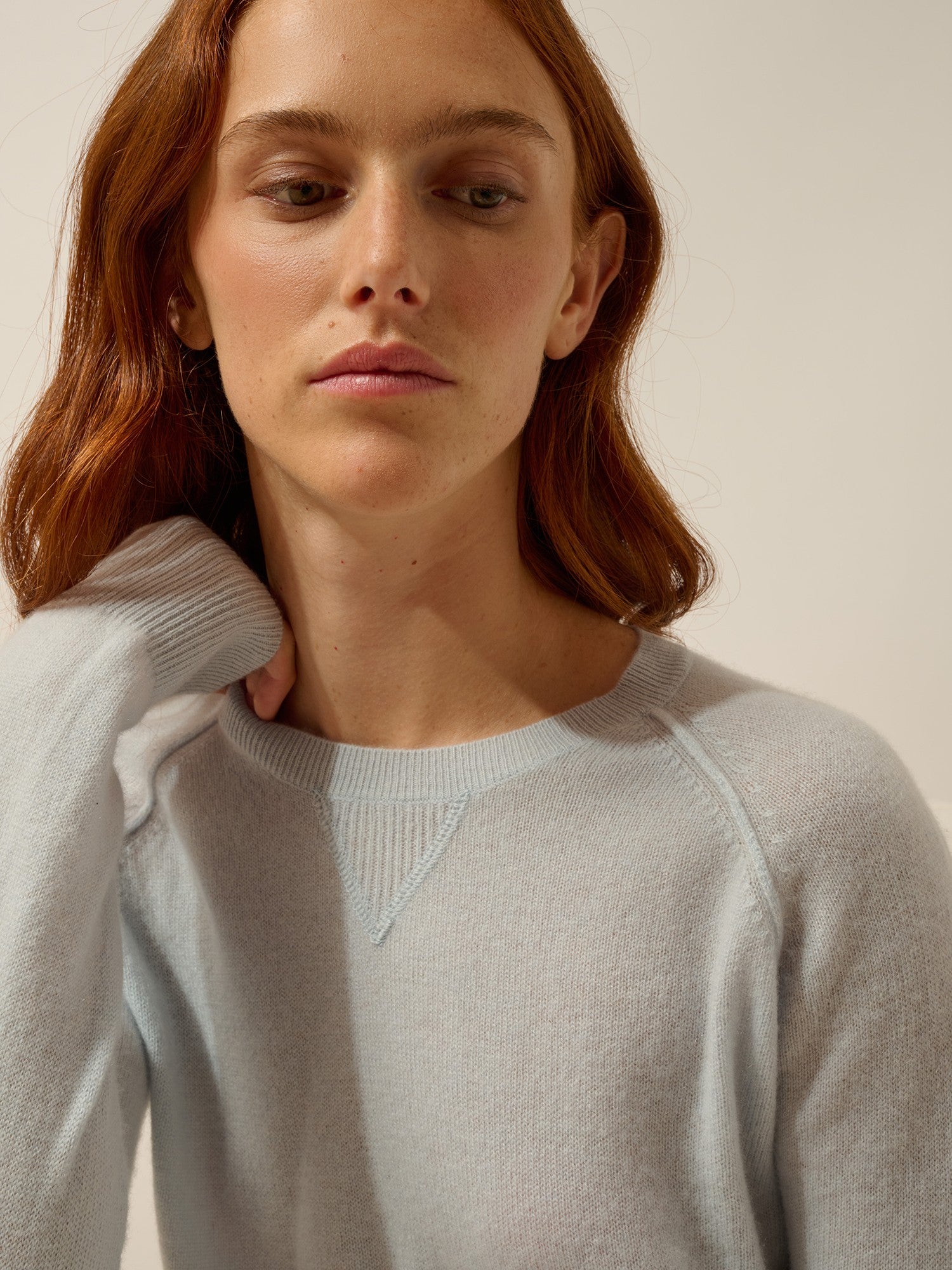 Helen round neck frost sweater