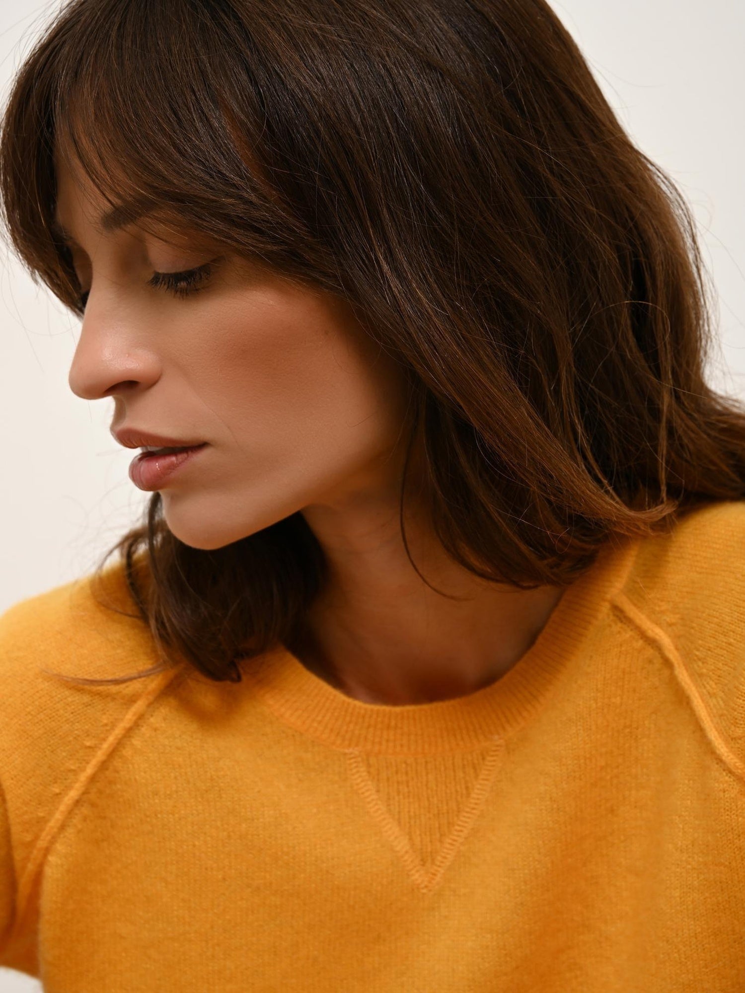 HELEN pull col rond nèfle