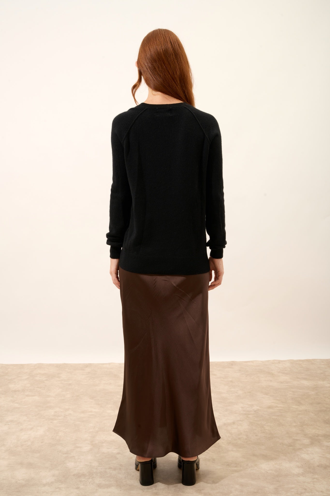 HELEN pull col rond noir