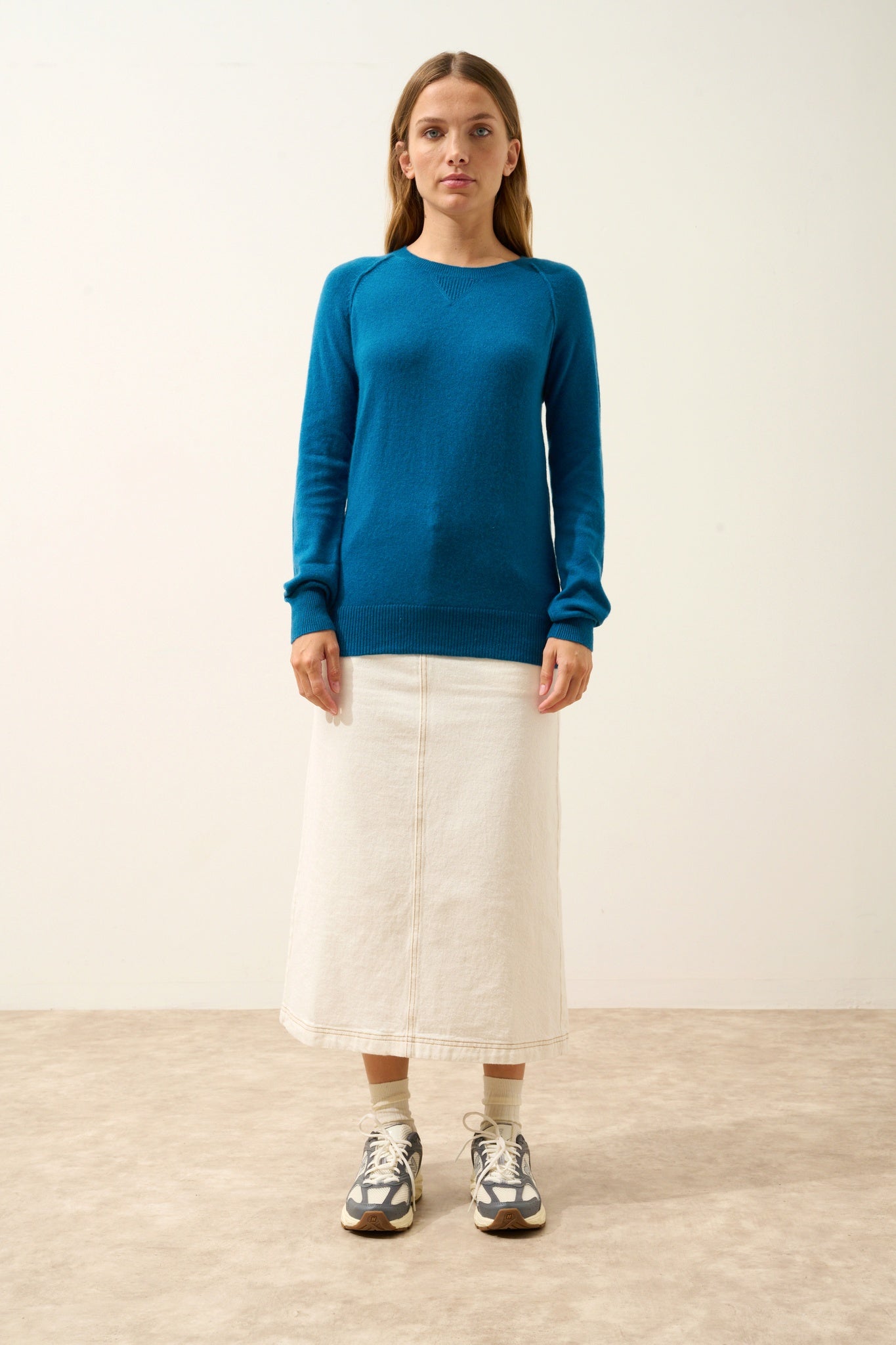 HELEN pull col rond paon