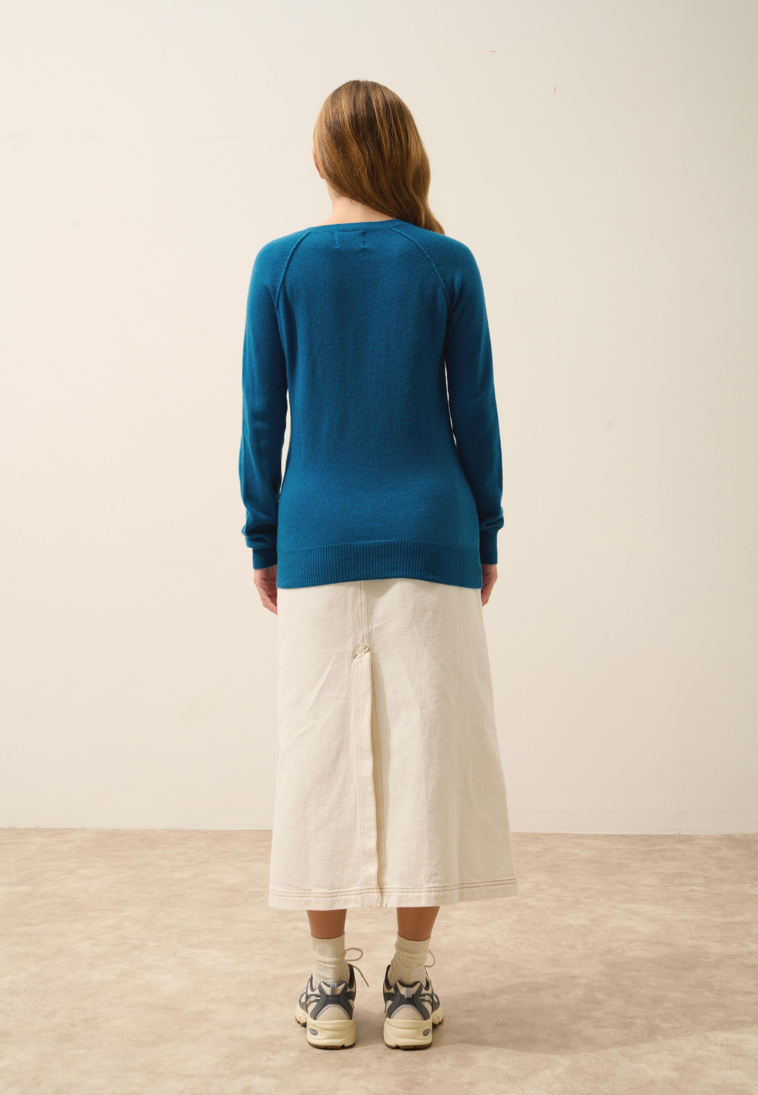 HELEN pull col rond paon