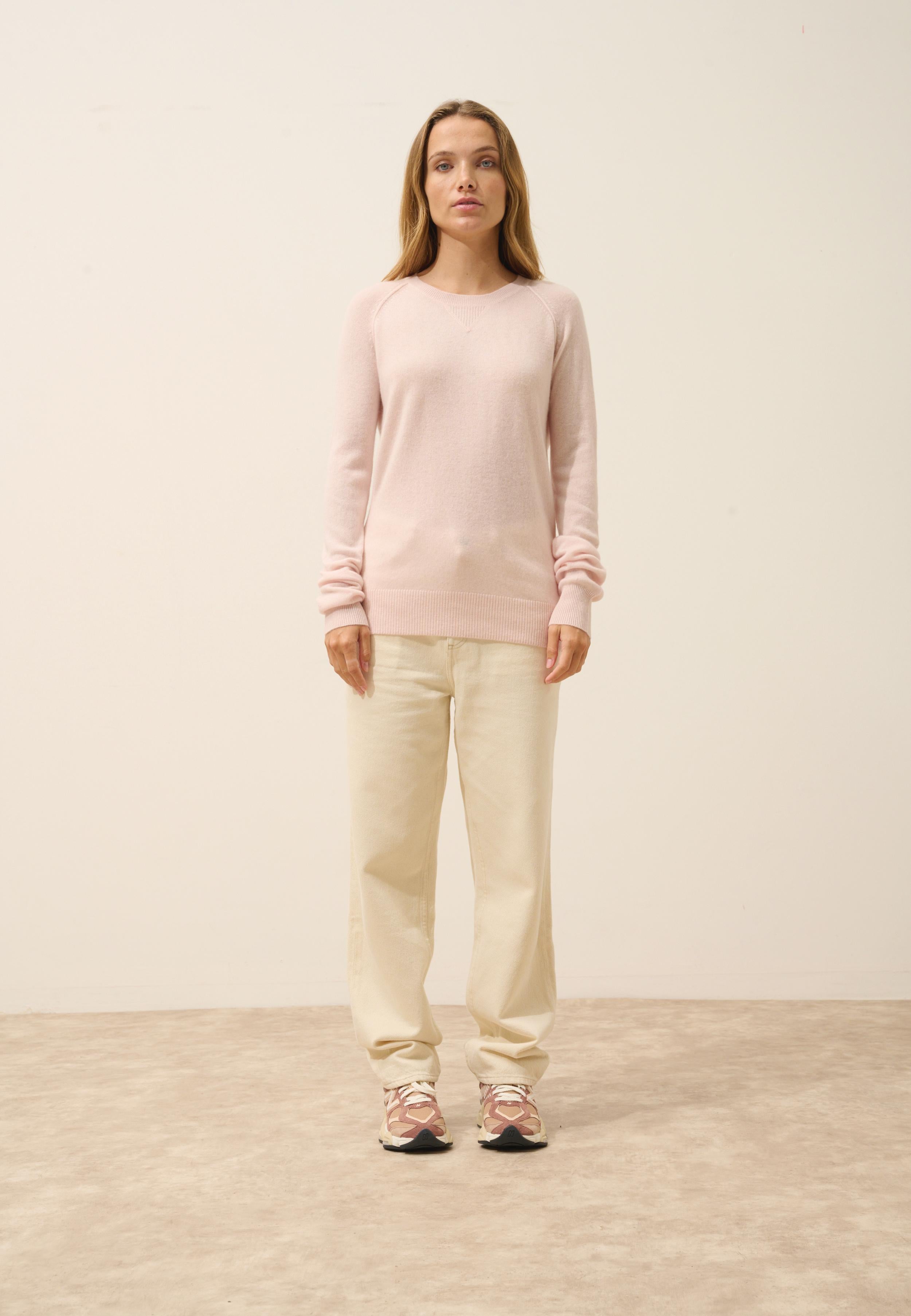 HELEN pull col rond poudre