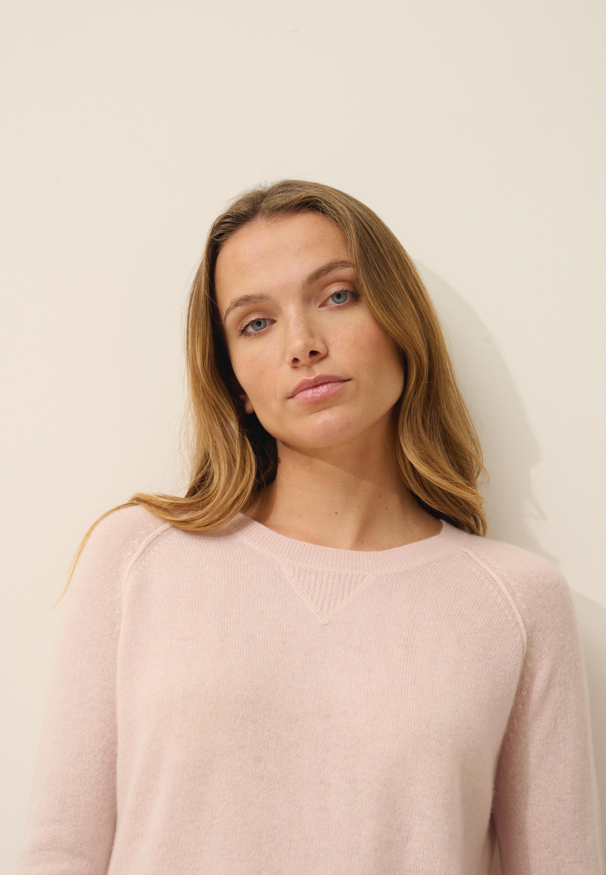 HELEN pull col rond poudre