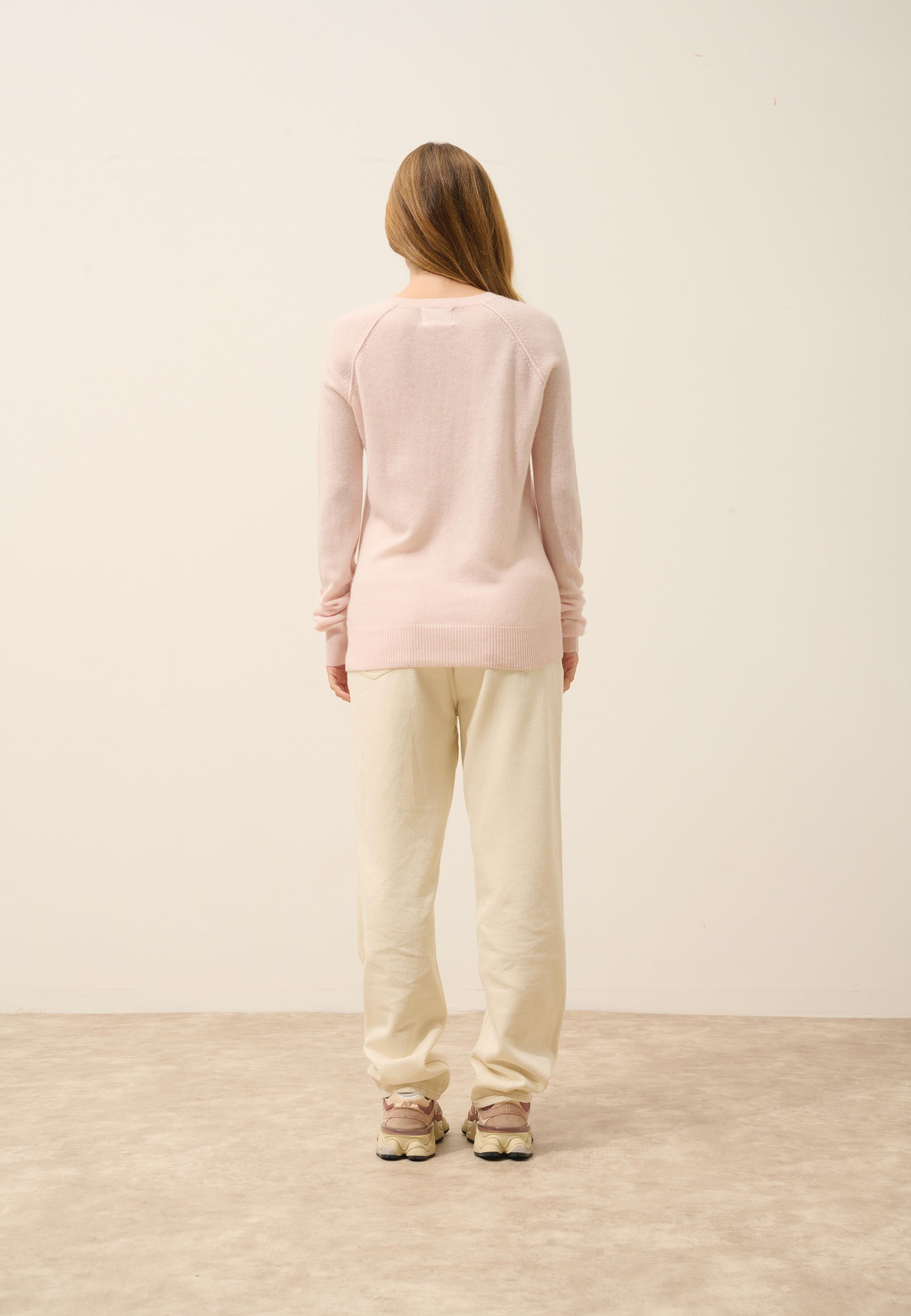 HELEN pull col rond poudre
