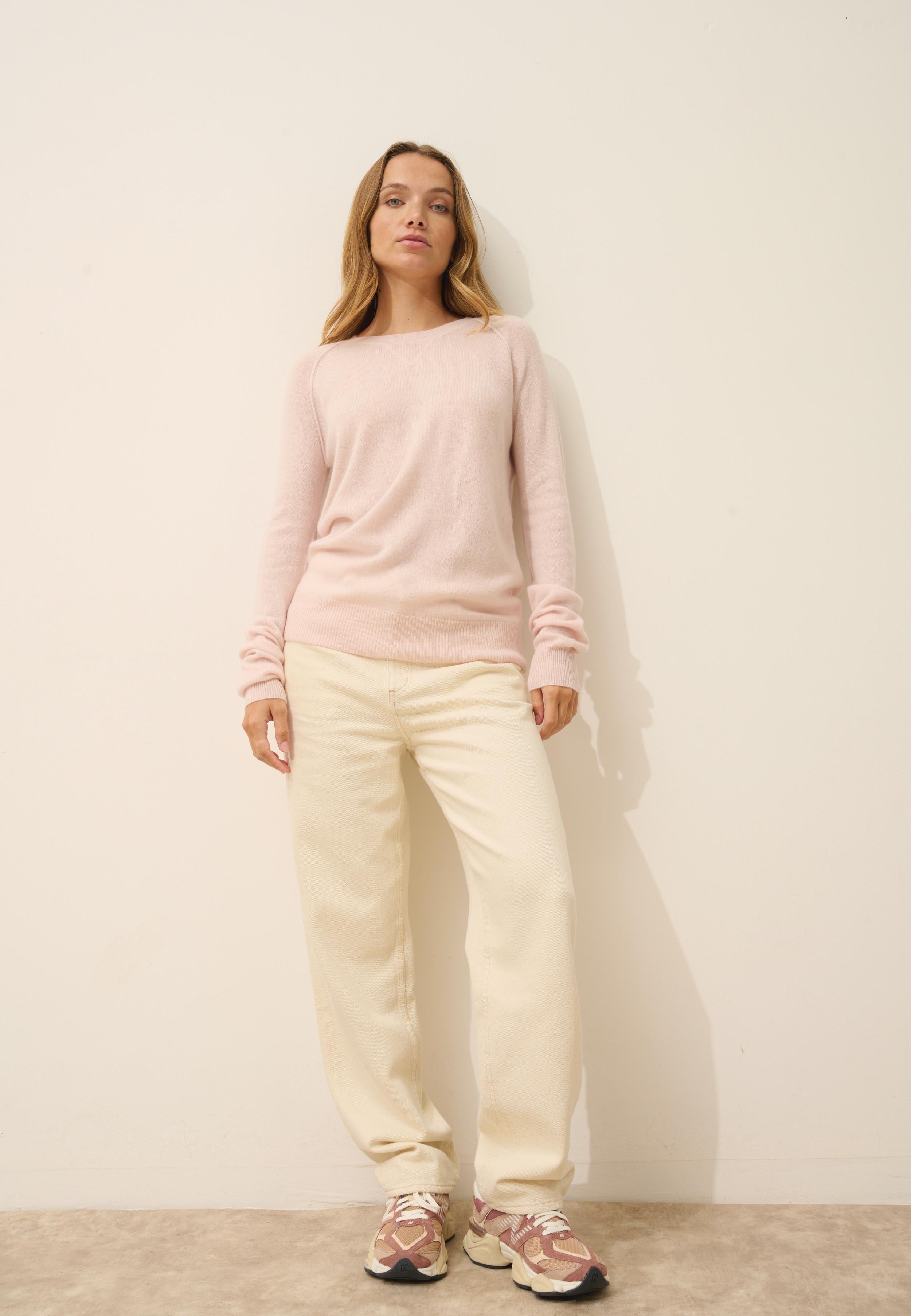 HELEN pull col rond poudre