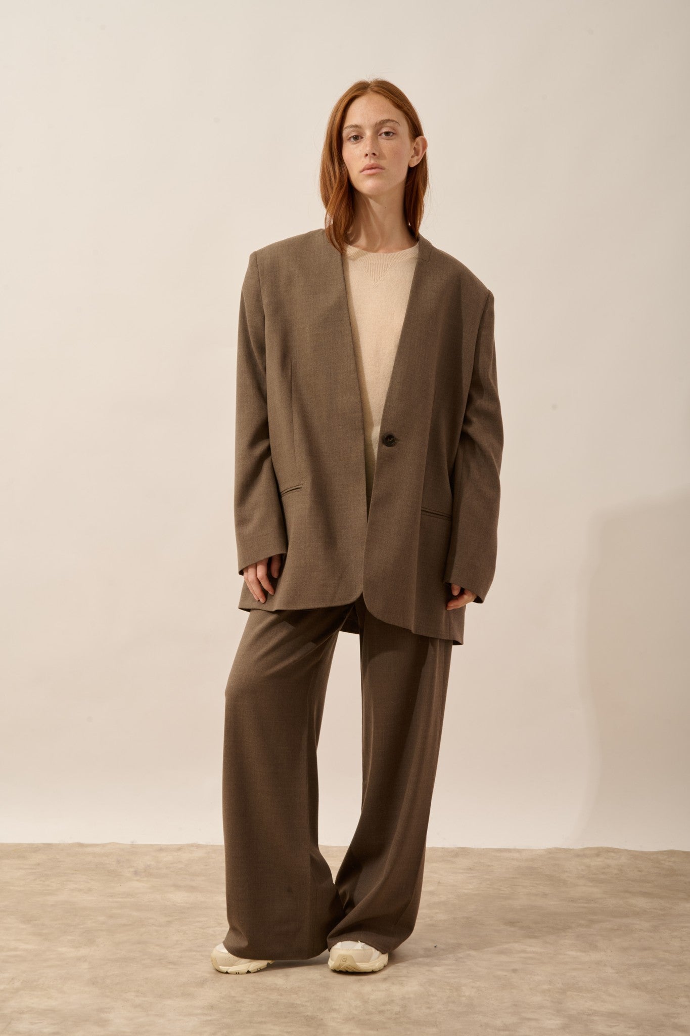 helen pull col rond sable