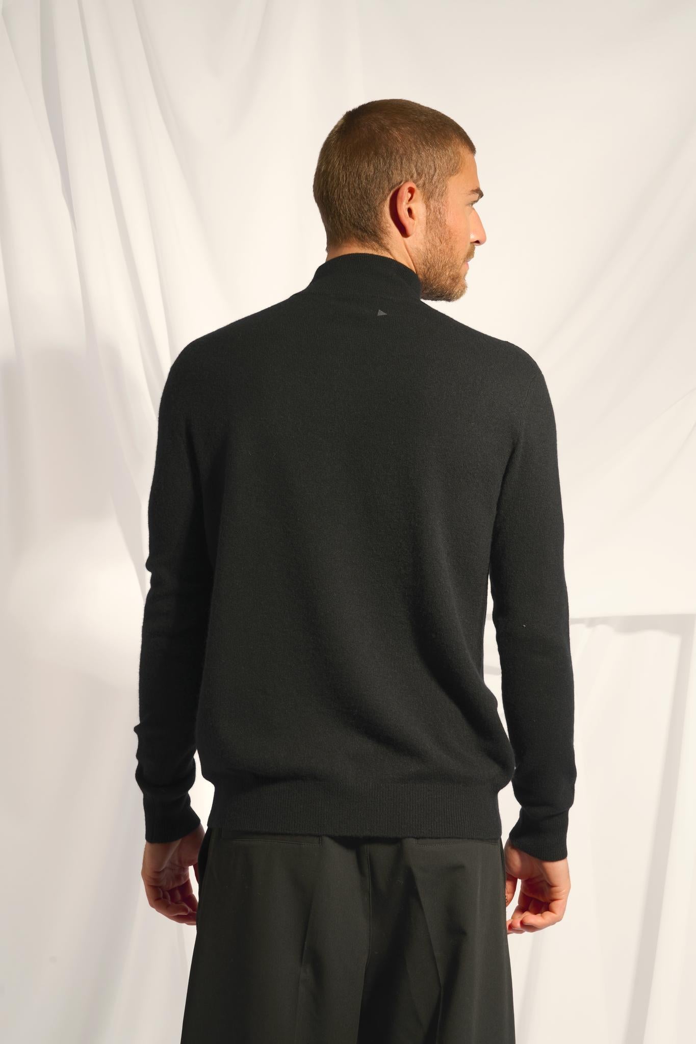 HILMIR pull col camionneur noir