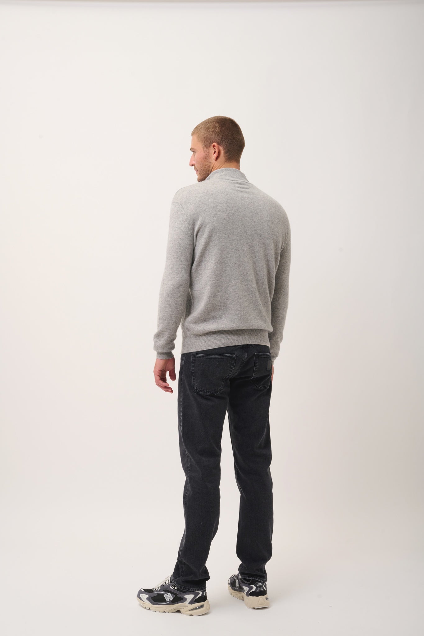 HILMIR cloudy trucker-neck sweater