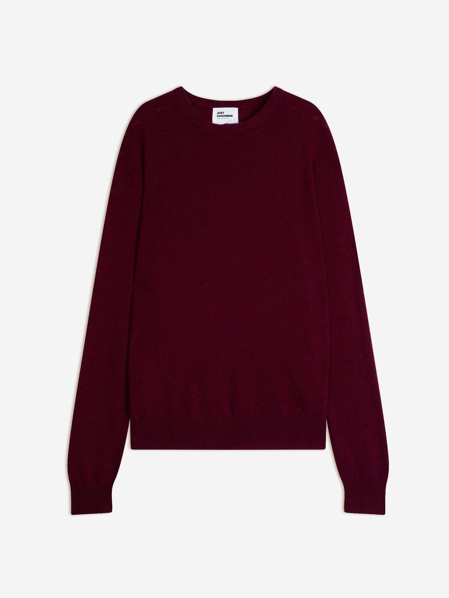 HOWARD pull col rond bordeaux