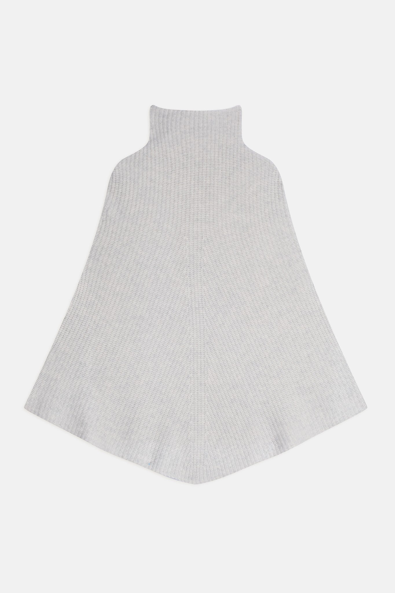 huaraz cape col montant gris perle chiné