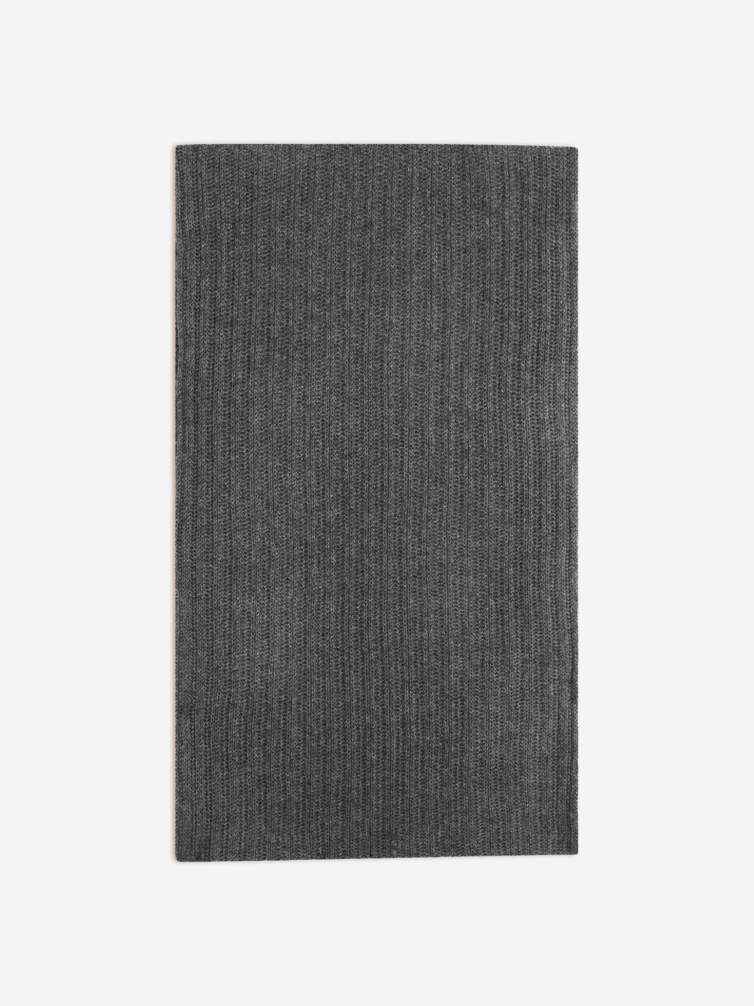 HUTTON 4-ply anthracite heathered neck warmer
