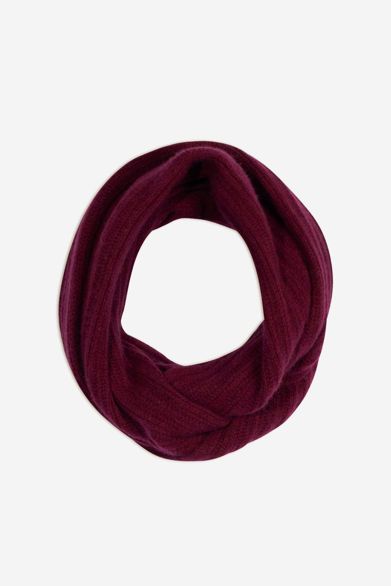 hutton tour de cou 4 fils bordeaux