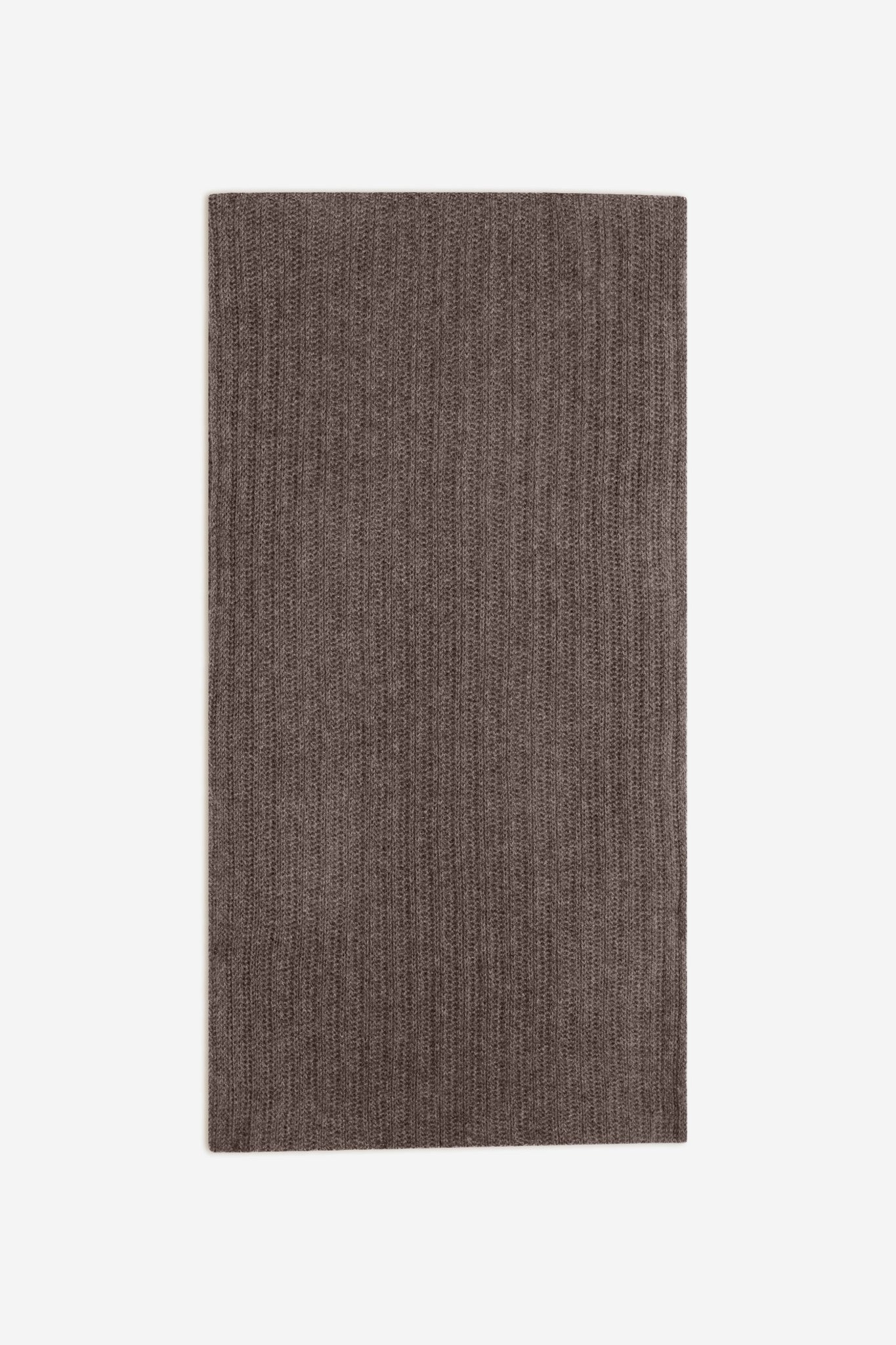 Hutton 4-ply taupe marl neck warmer