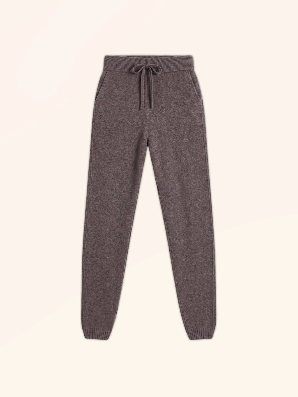 KIRAUNA Jogging 4 Fils Taupe Chiné