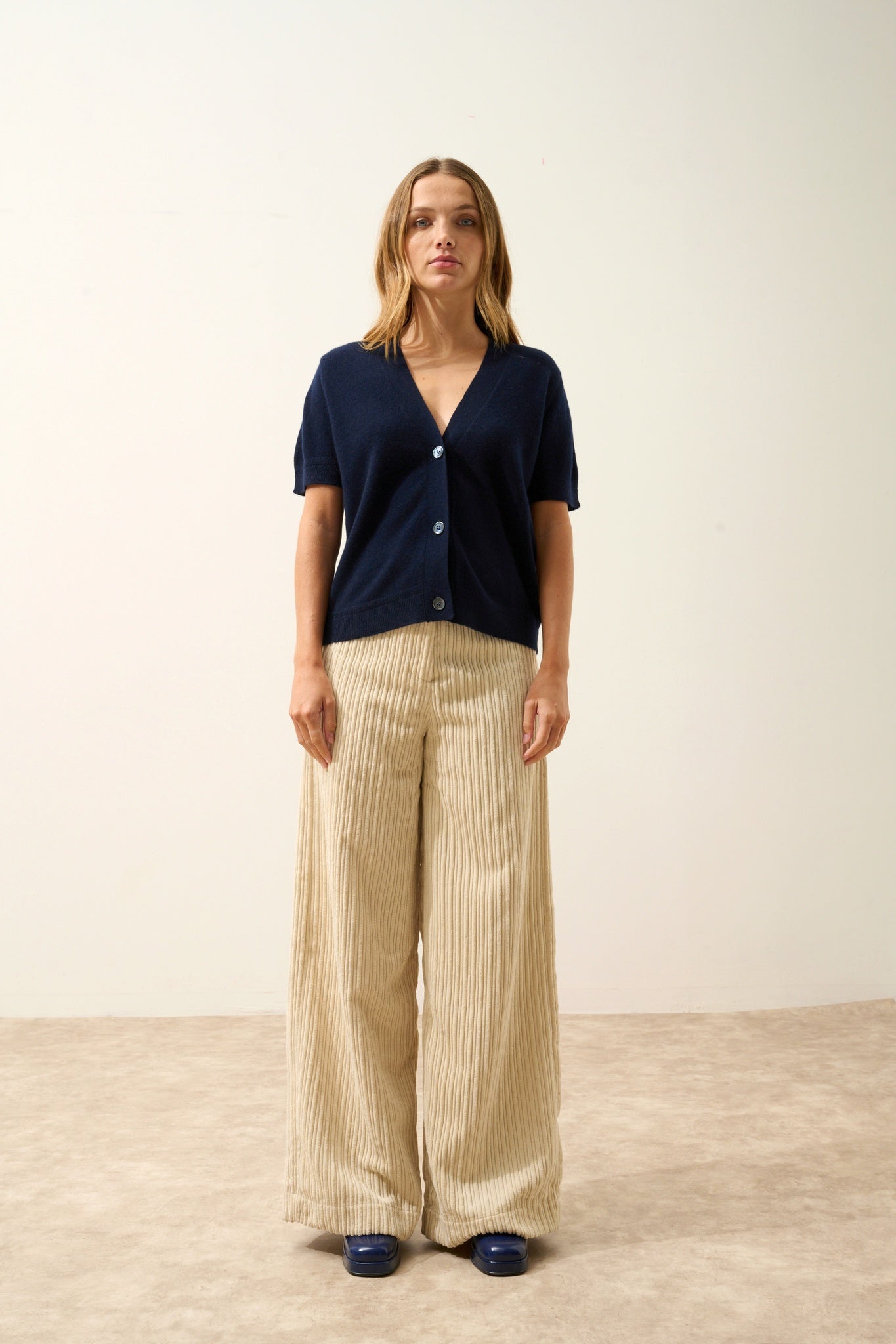 IRIS v-neck cardigan navy