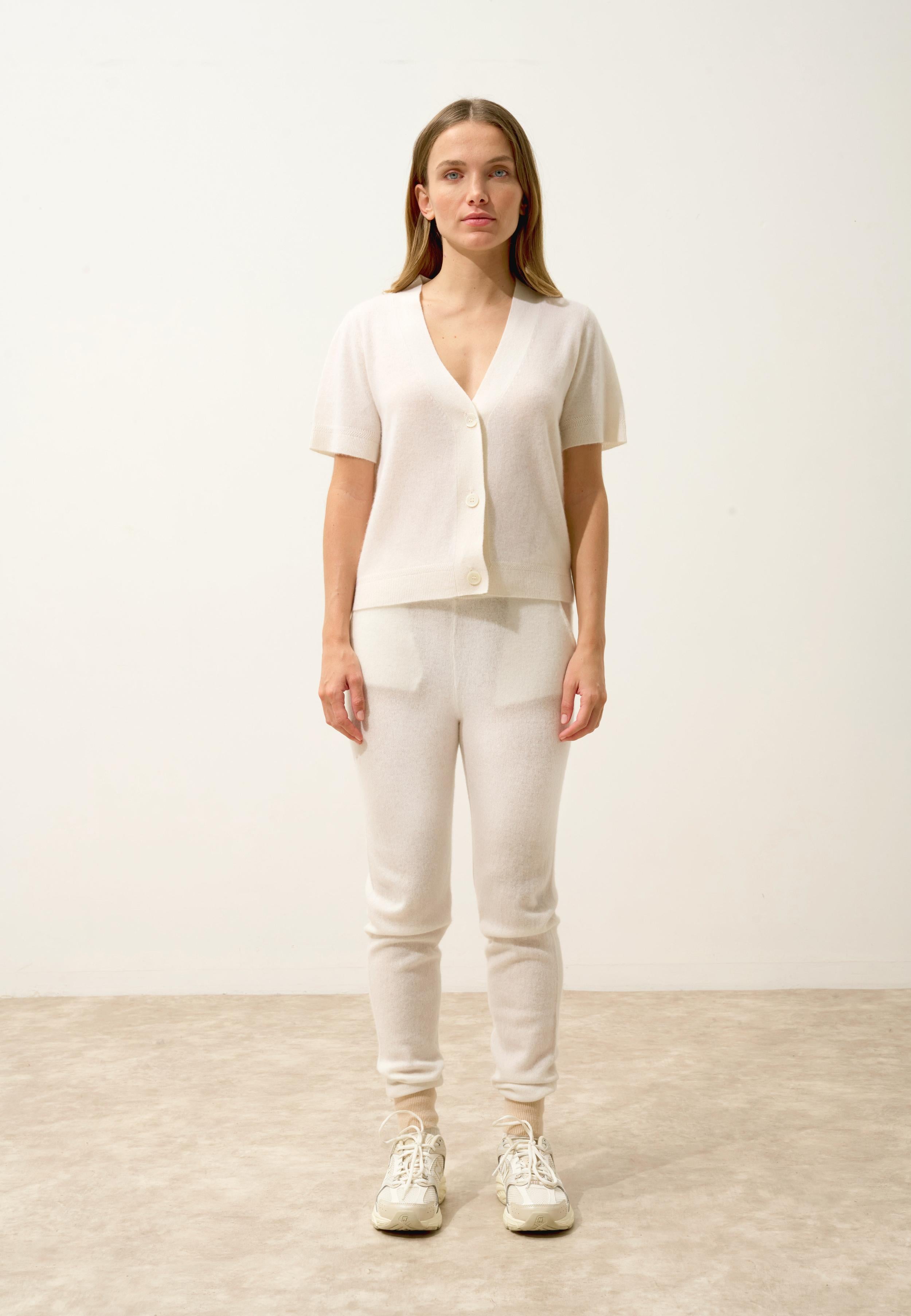 IRIS cardigan col v neige