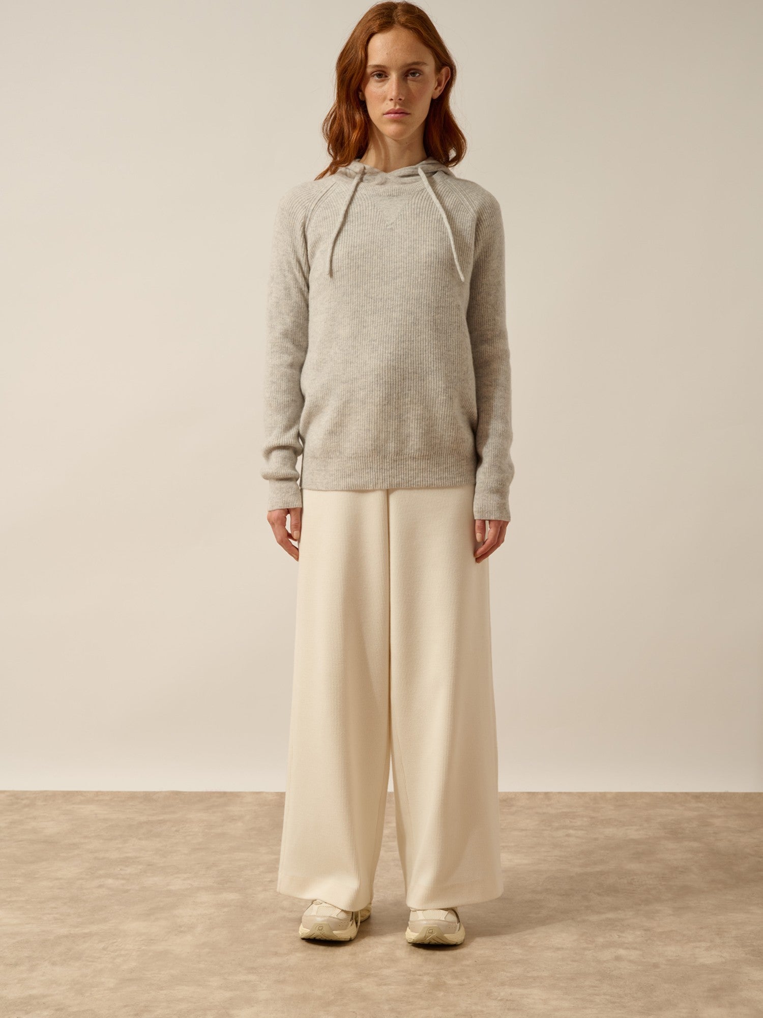 isadora pull col rond glacier chiné