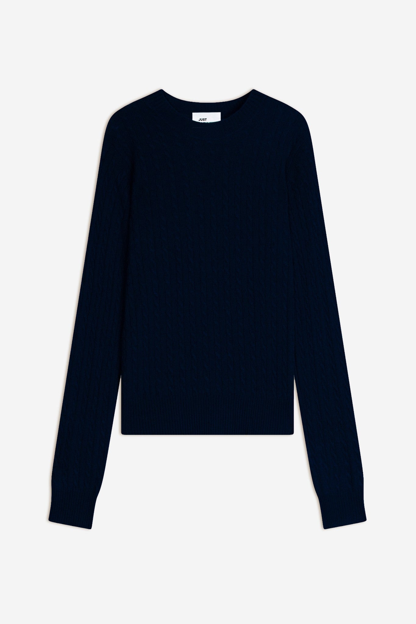 jade pull col rond navy