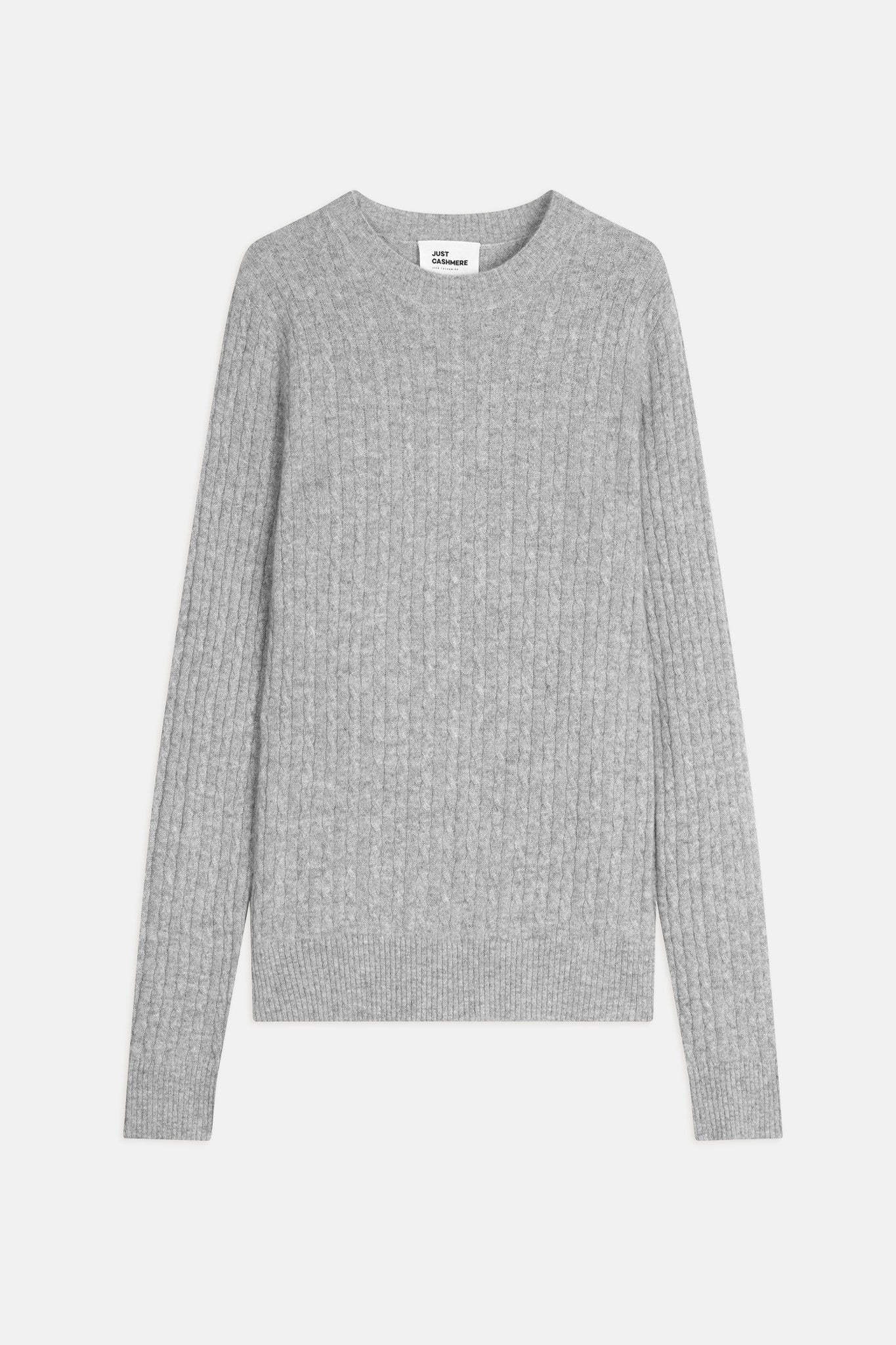 jade pull col rond nuage chiné