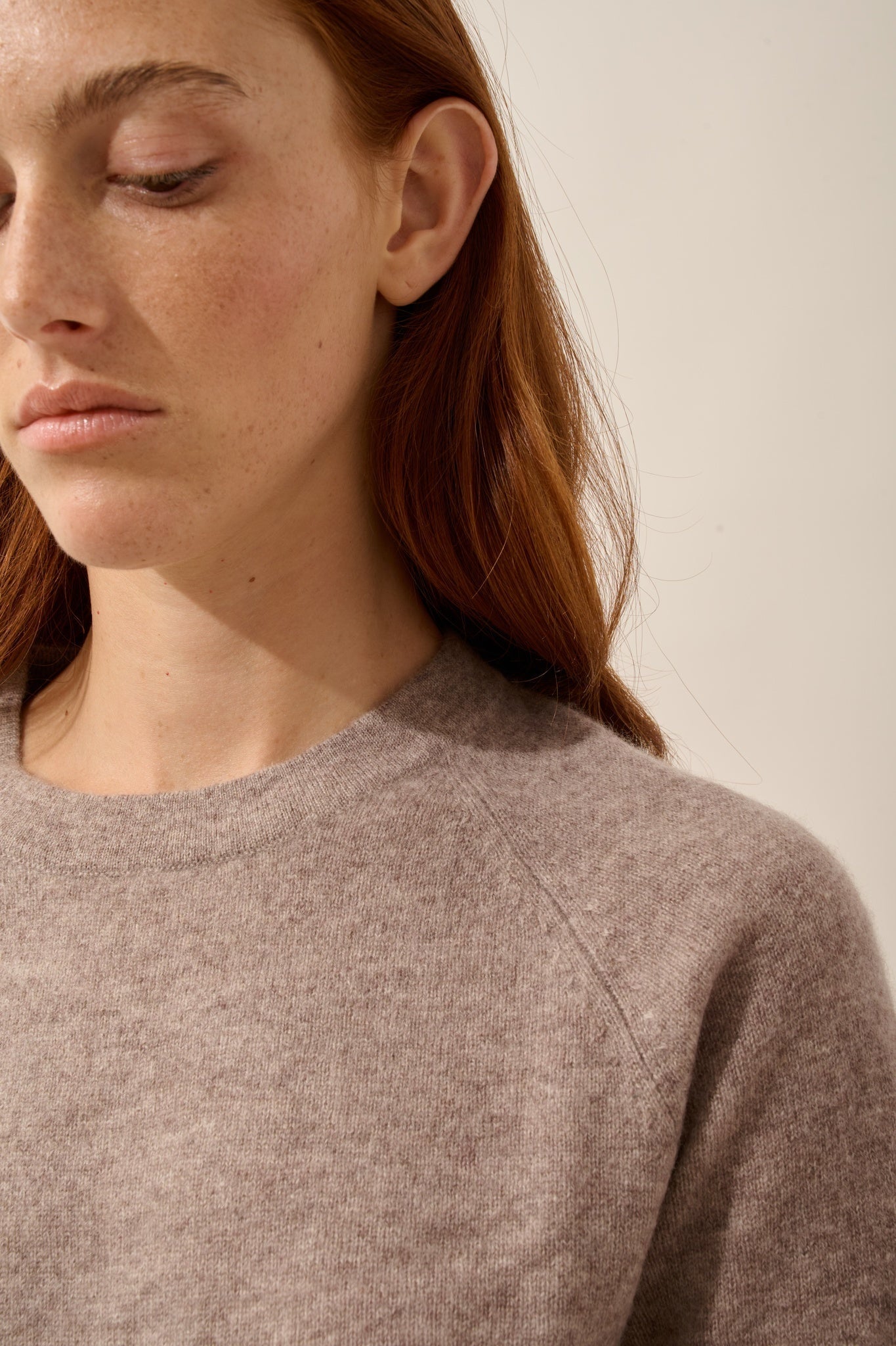 JANE pull col rond caribou chiné