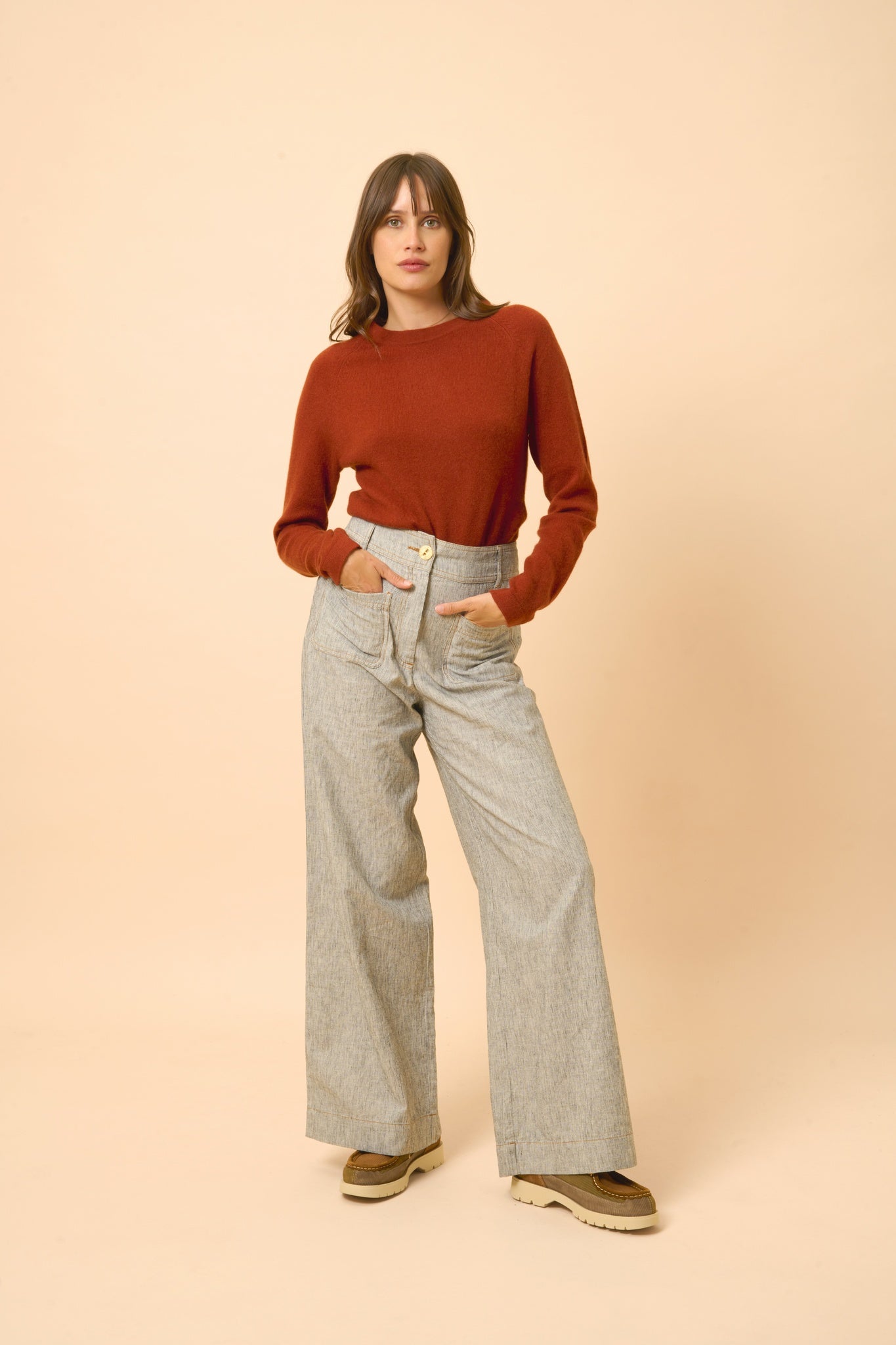 JANE pull col rond écureuil